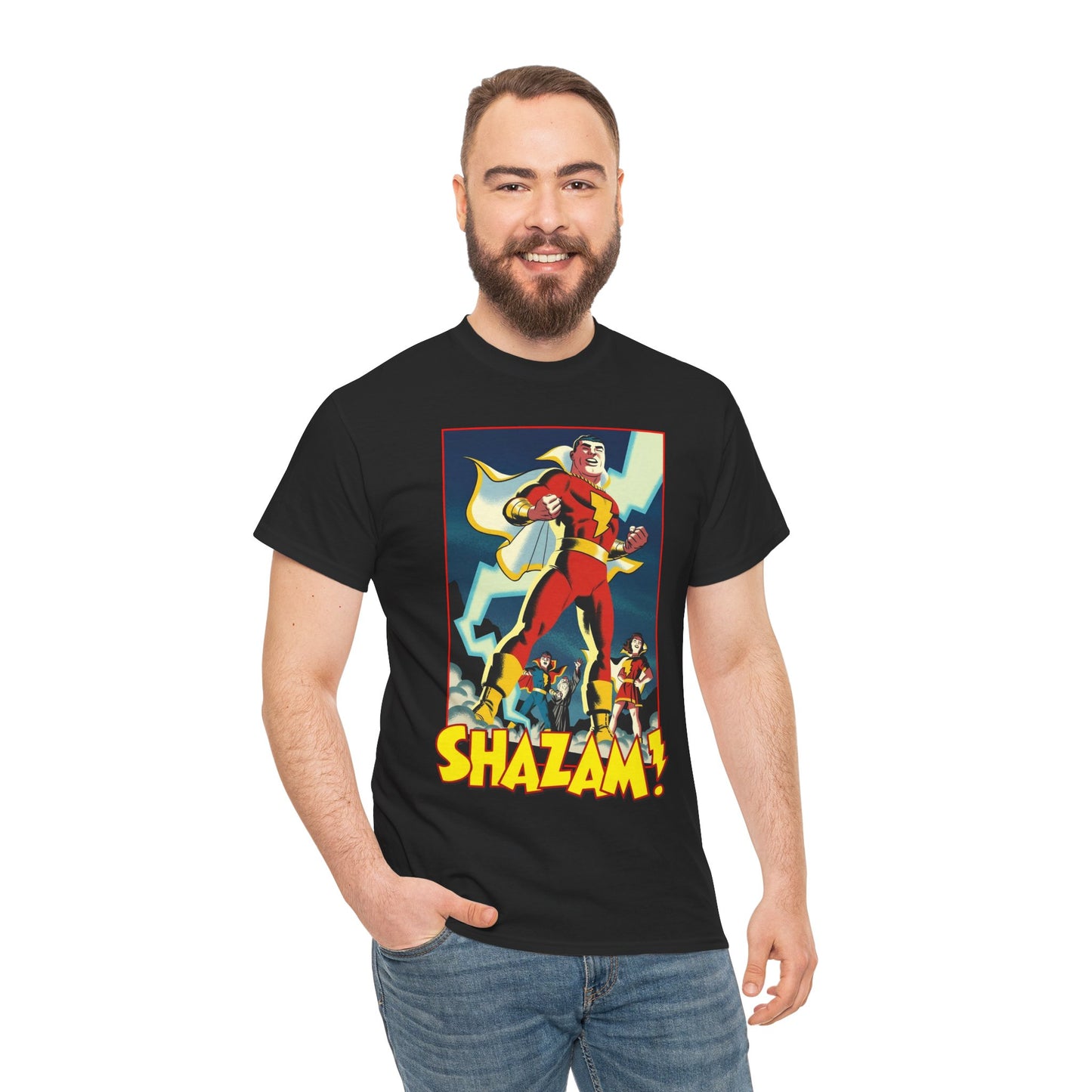 Shazam T-Shirt - Michael Cho Art - Marvel Family - Mary Marvel, Captain Marvel Jr - DC Comics