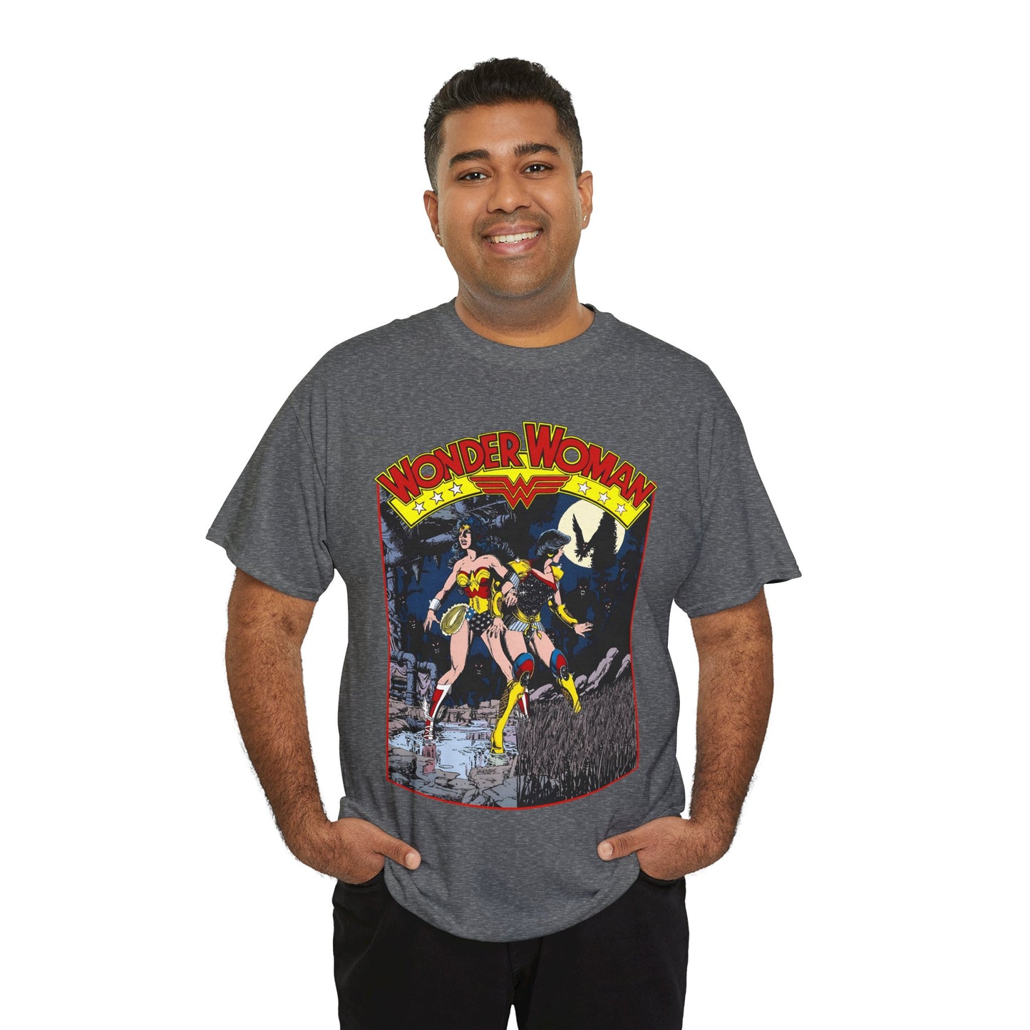 Wonder Woman & Troia T-Shirt - George Perez Art - Wonder Girl, Donna Troy - Themyscira, Paradise Island - DC Comics