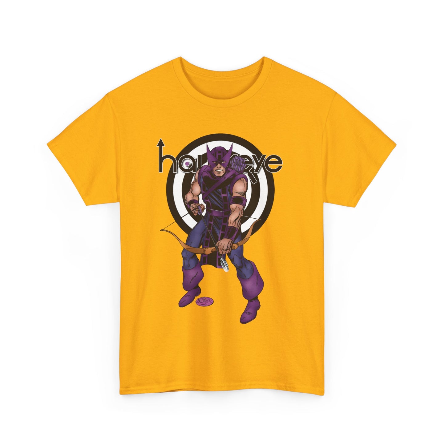 Hawkeye T-Shirt - John Byrne Art - Clint Barton, Avengers Leader & Member - Marvel's Ultimate Archer - Marvel Comics