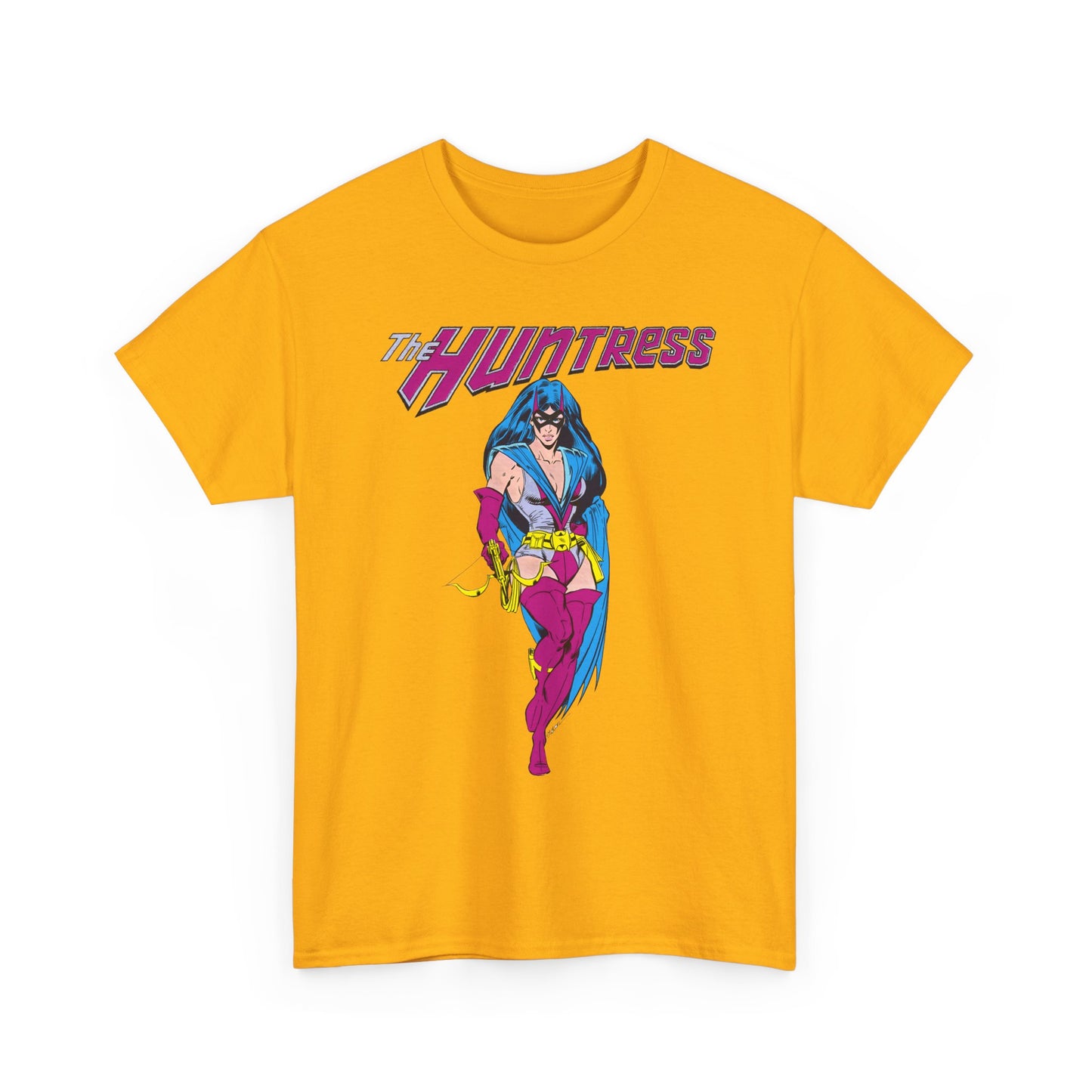 Huntress T-Shirt - Joe Staton Art - Helena Wayne, Daughter of Earth 2 Batman & Catwoman - Pre-Crisis JSA Member - DC Comics