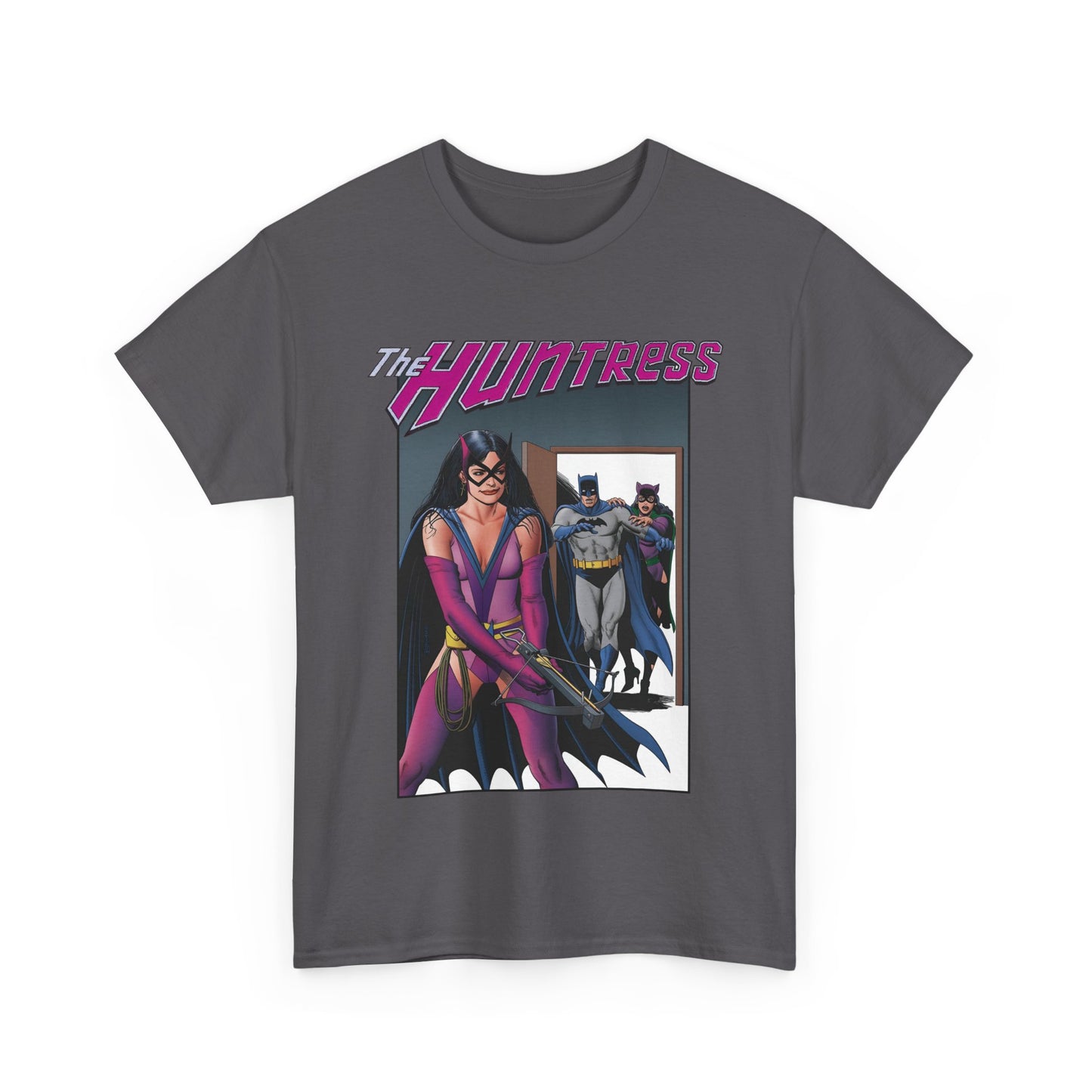 Huntress Shirt - Brian Bolland Art - Helena Wayne, Batman and Catwoman's Daughter - JSA Member, Earth 2 - DC Comics