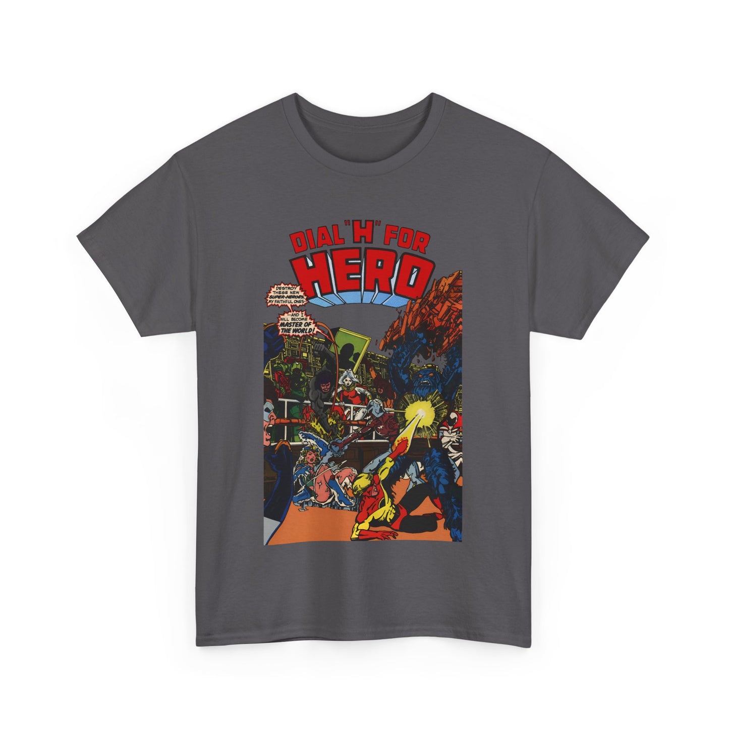 Dial "H" For Hero T-Shirt - George Perez Art - Chris King and Vicki Grant - Adventure Comics Series - DC Comics