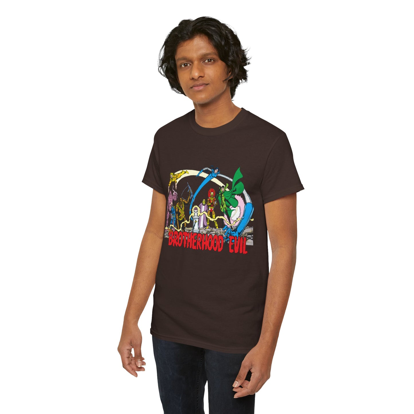 Brotherhood of Evil T-Shirt - George Perez Art - New Teen Titans, Doom Patrol - DC Comics - Madame Rouge, Phobia