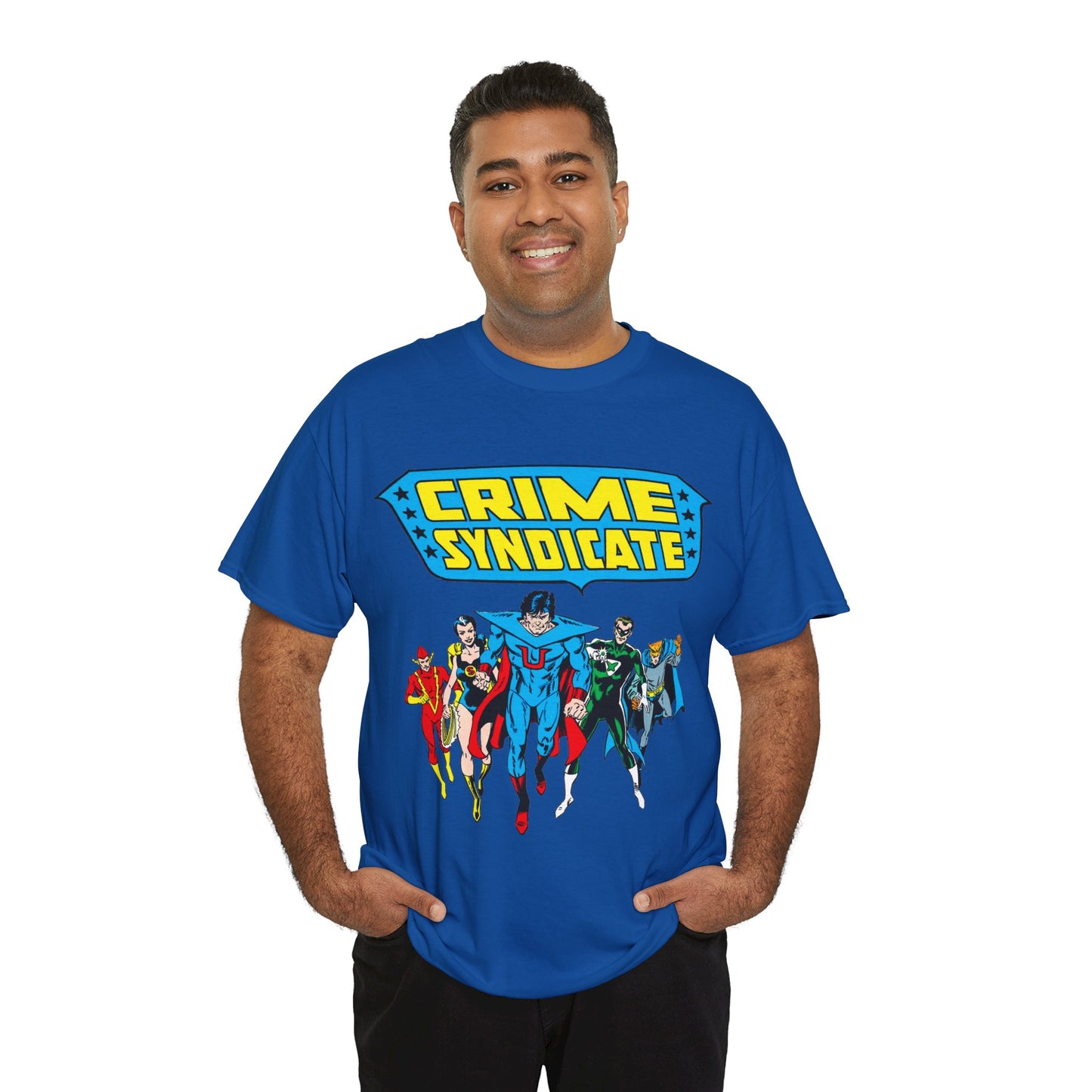 Crime Syndicate T-Shirt - Ultraman, Owlman, Superwoman, Power Ring, Johnny Quick - Earth 3 Justice League Villains - DC Comics