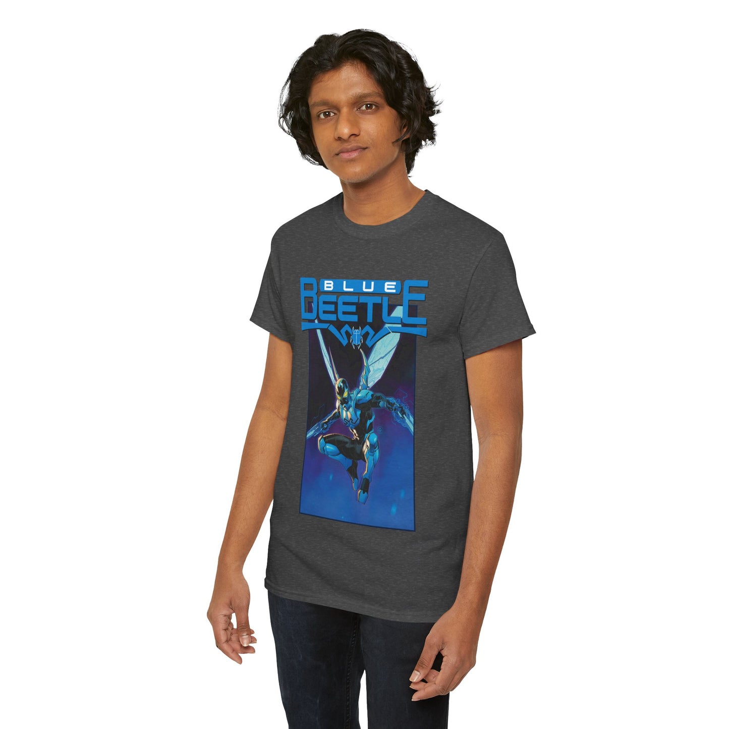 Blue Beetle T-Shirt - Dan Mora Art - DC Comics Character - Jaime Reyes
