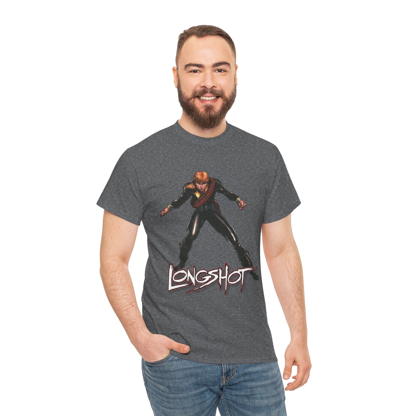 Longshot T-Shirt - Arthur Adams Art - Marvel Comics - Uncanny X-Men - Mojo Foe - Mutant Member - Popular 1980s Series - Mojoverse