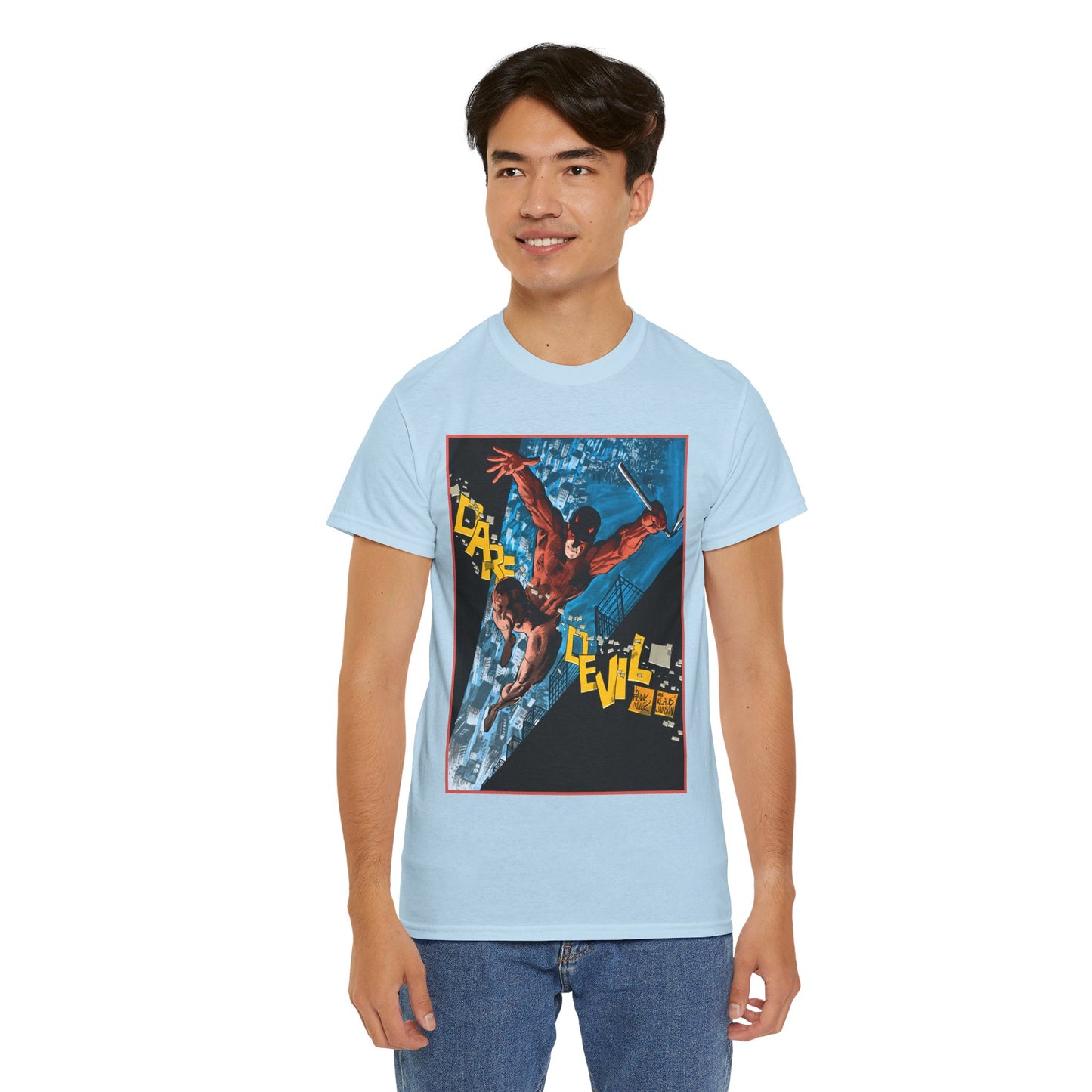 Daredevil T-Shirt - Frank Miller & Klaus Janson Art - The Man With No Fear - Hell's Kitchen - Marvel Comics