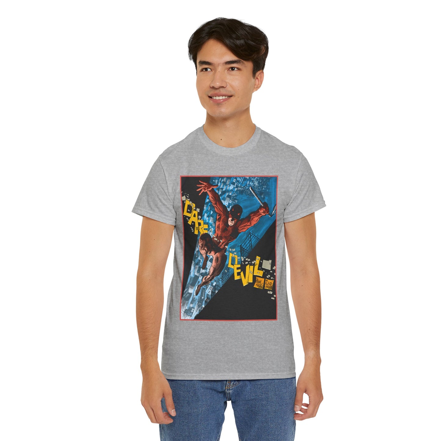 Daredevil T-Shirt - Frank Miller & Klaus Janson Art - The Man With No Fear - Hell's Kitchen - Marvel Comics