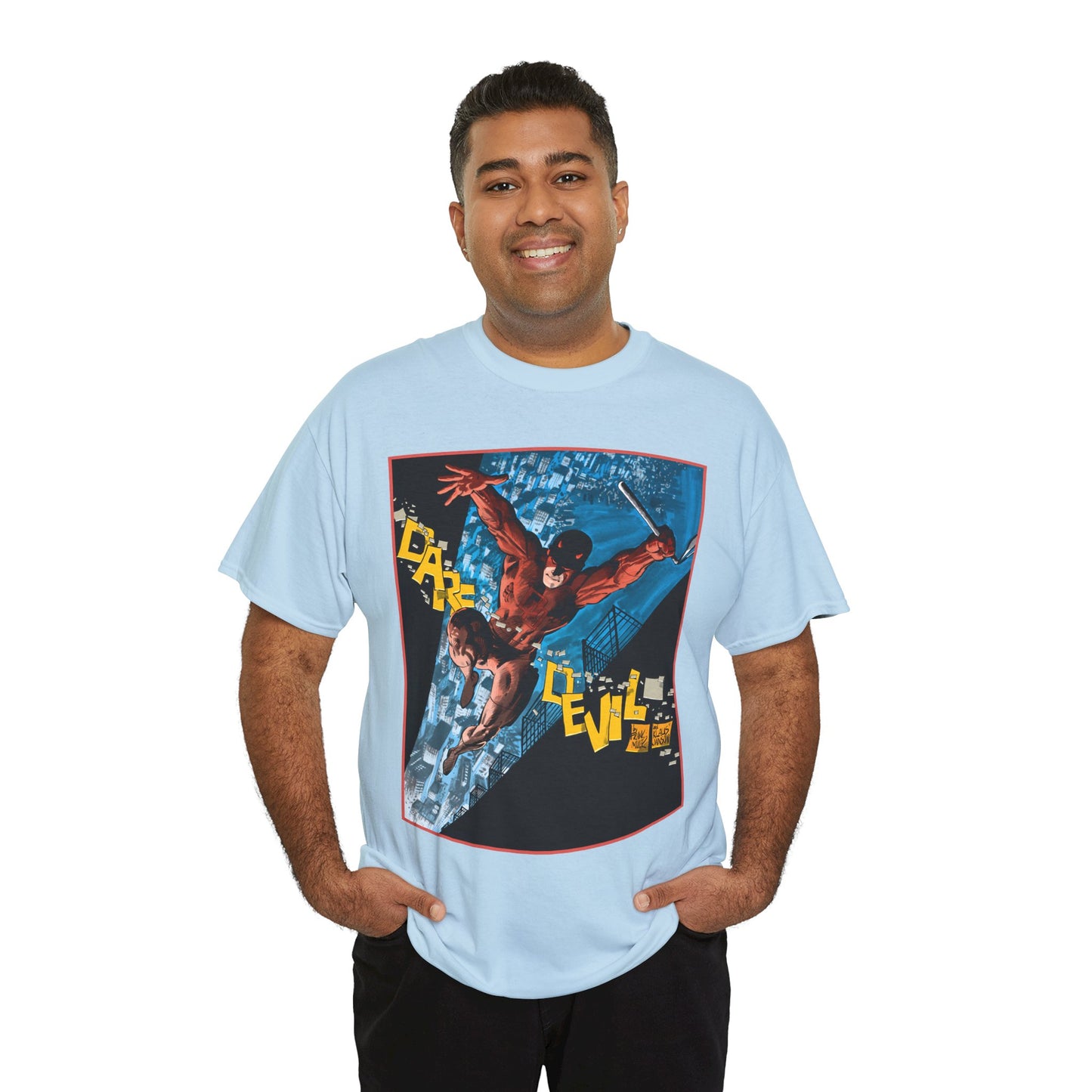 Daredevil T-Shirt - Frank Miller & Klaus Janson Art - The Man With No Fear - Hell's Kitchen - Marvel Comics