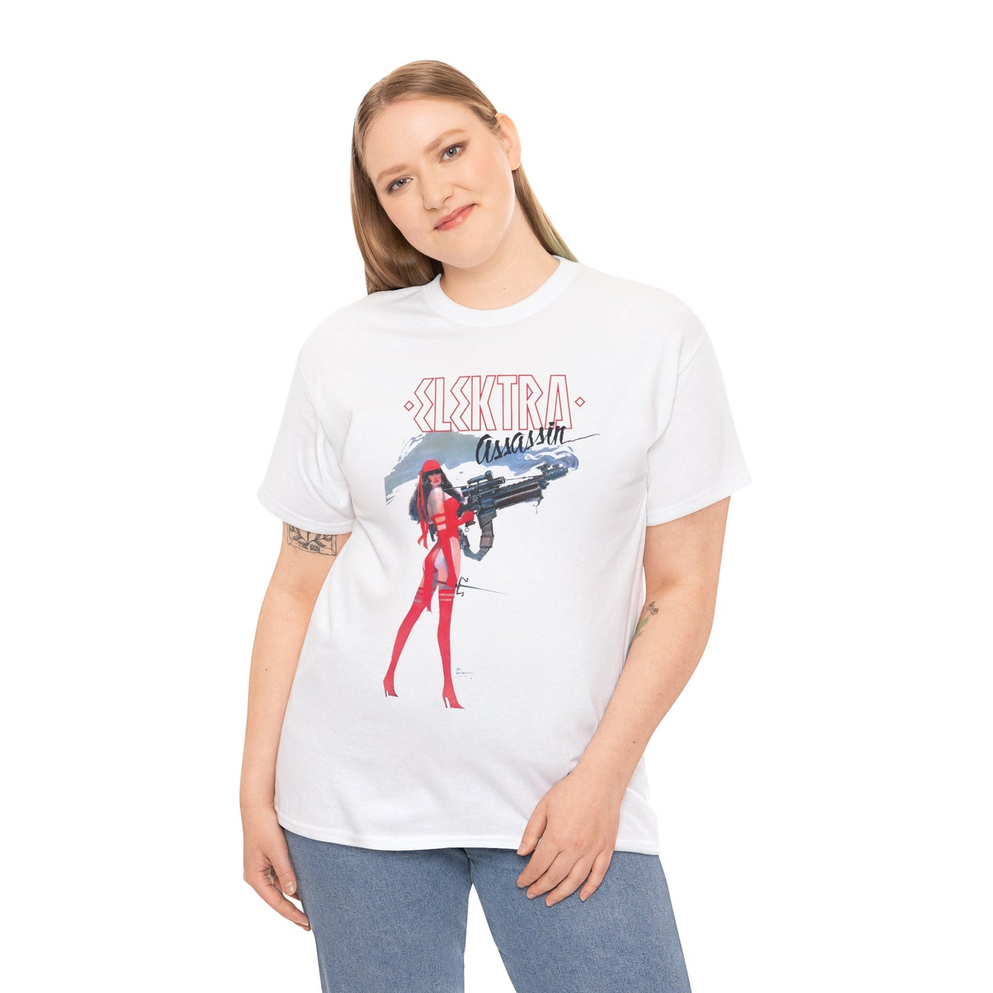 Elektra Assassin T-Shirt - Bill Sienkiewicz Art - Frank Miller - Daredevil Connection - Marvel Comics