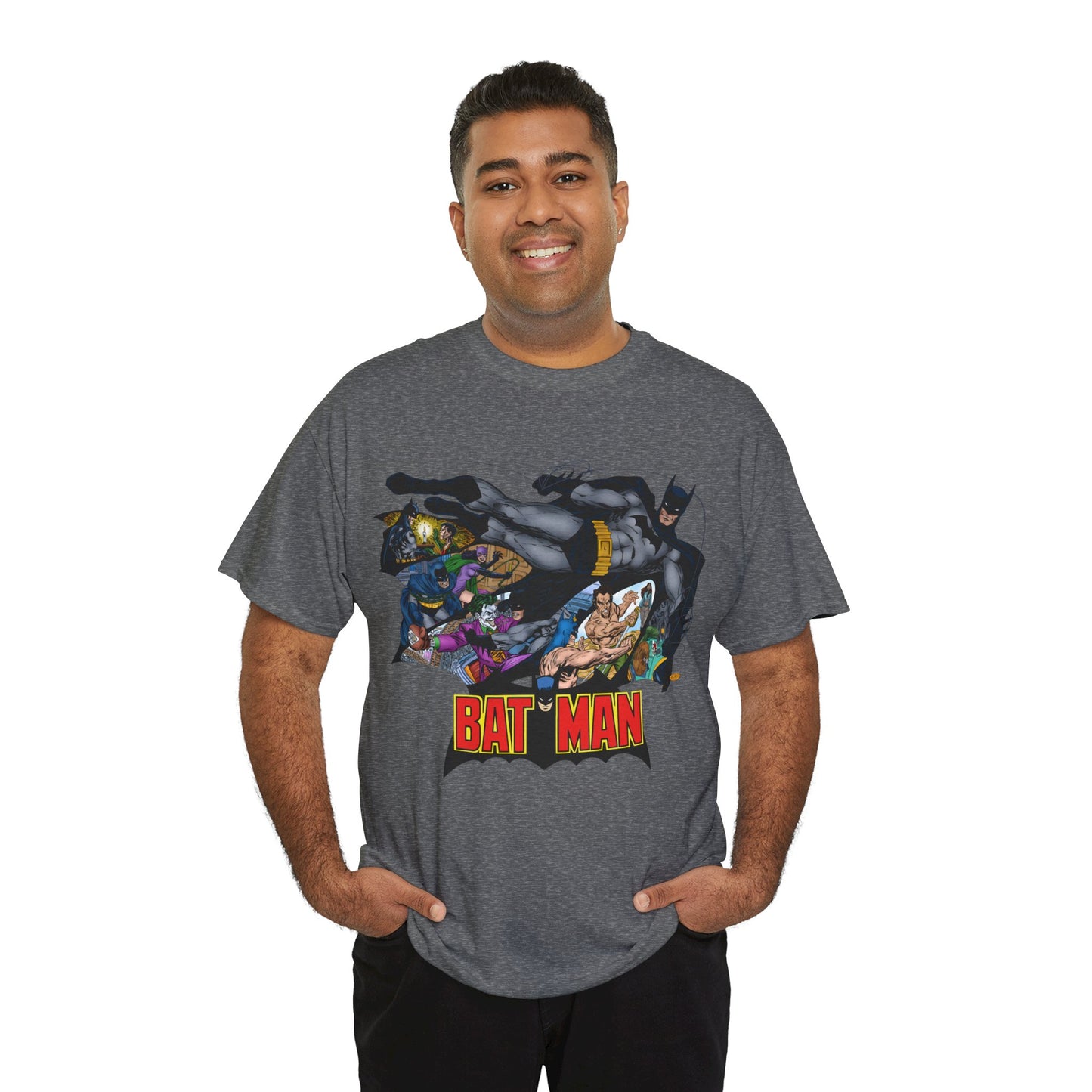 Batman T-Shirt - John Byrne Art - Joker, Catwoman, Ra's al Ghul, Talia - DC Comics - The Batcave