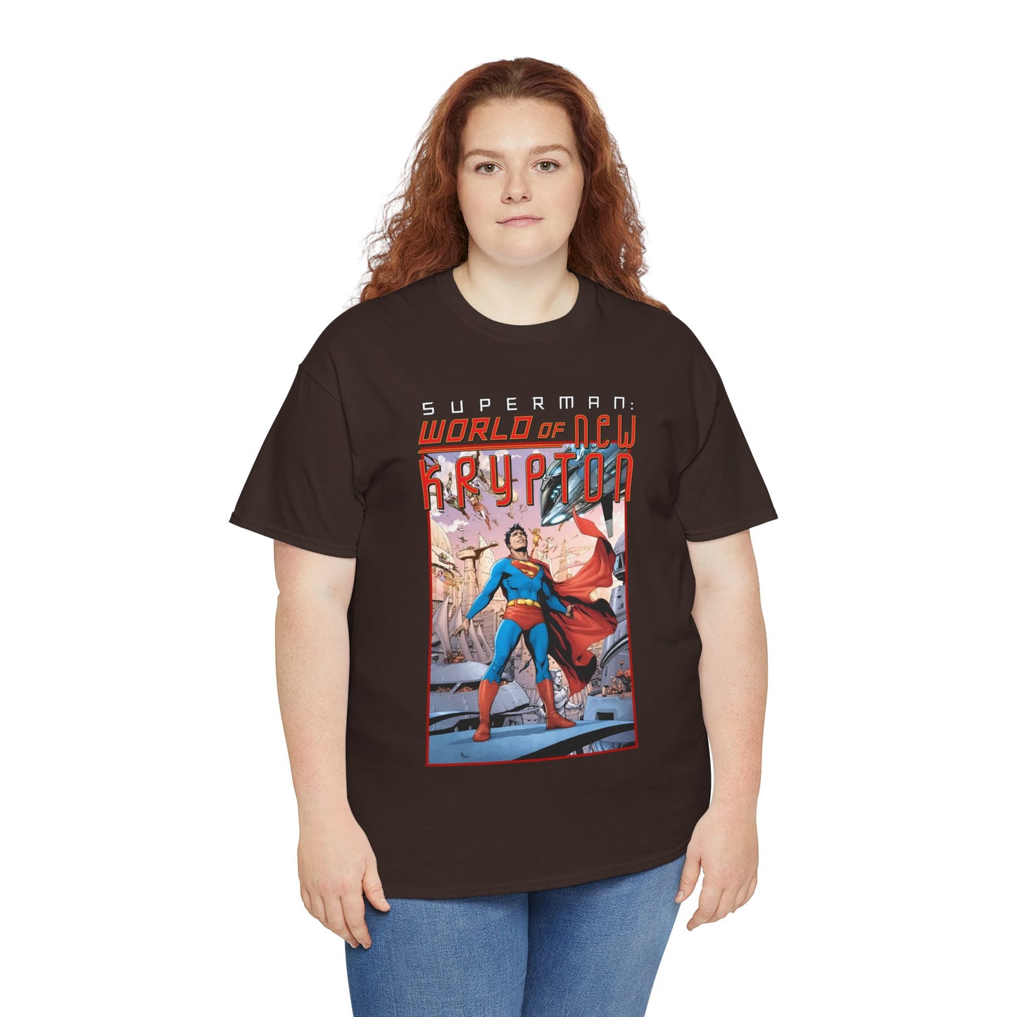Superman World of New Krypton T-Shirt - Gary Frank Art - Popular DC Comics Storyline - Kal-El