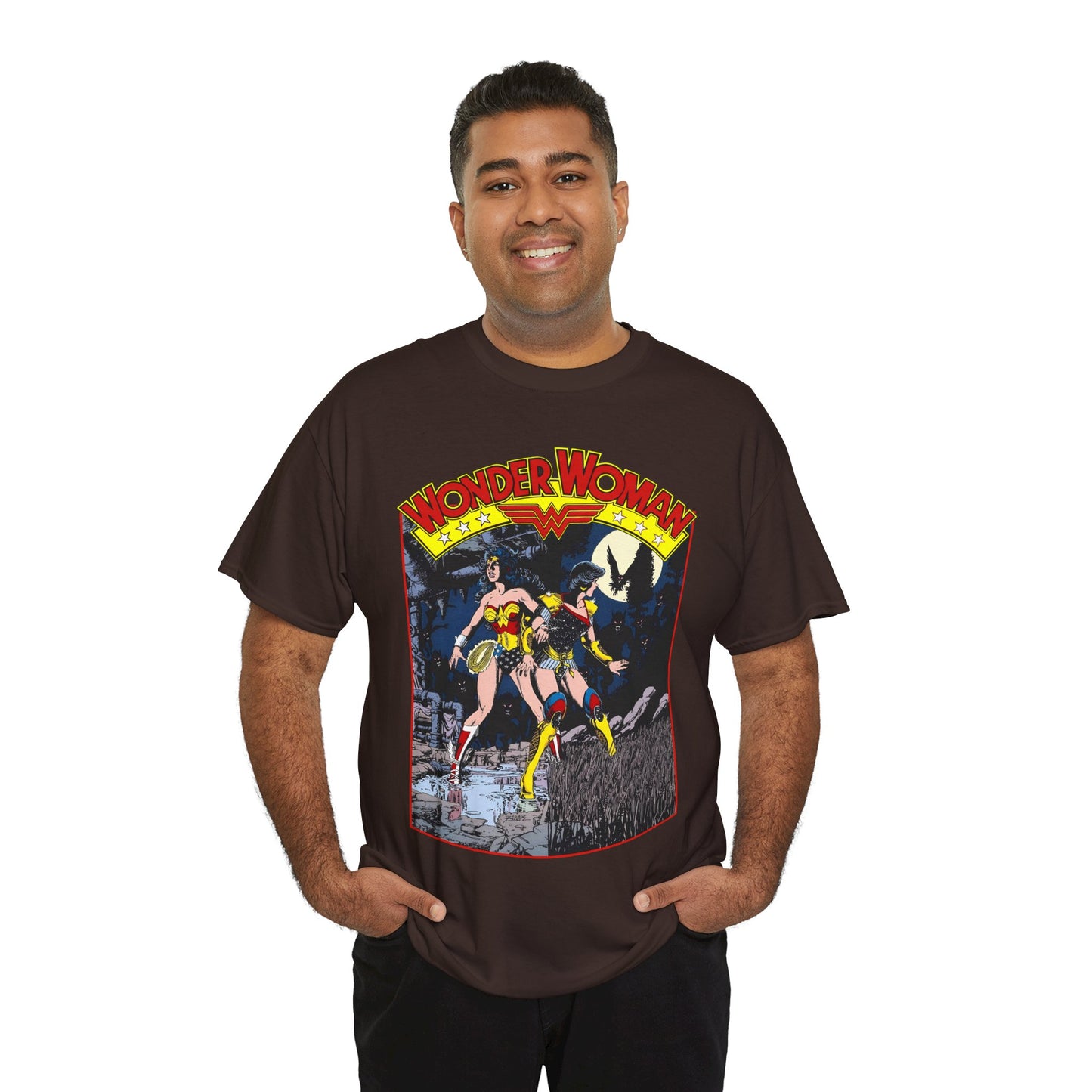 Wonder Woman & Troia T-Shirt - George Perez Art - Wonder Girl, Donna Troy - Themyscira, Paradise Island - DC Comics