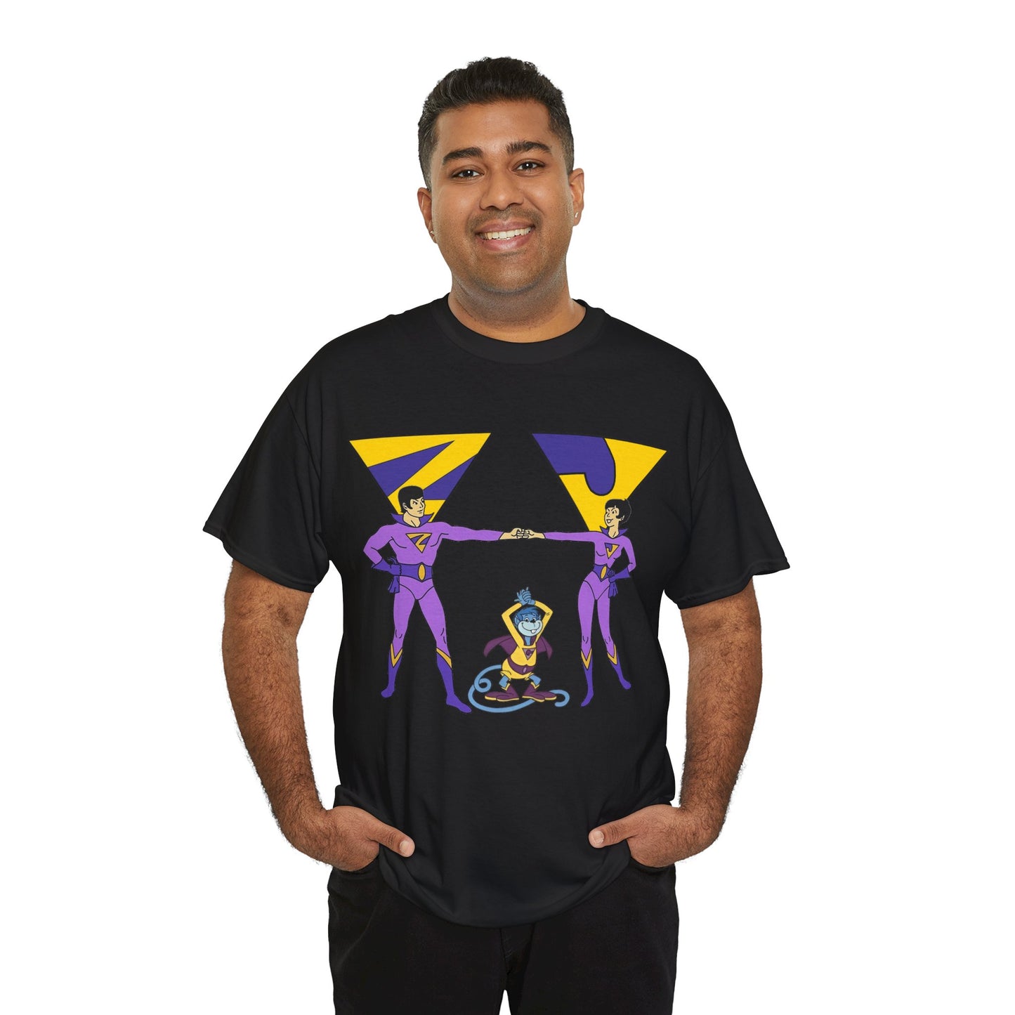 Wonder Twins T-Shirt - Super Friends - Zan & Jayna - Hanna-Barbera Cartoon - DC Comics