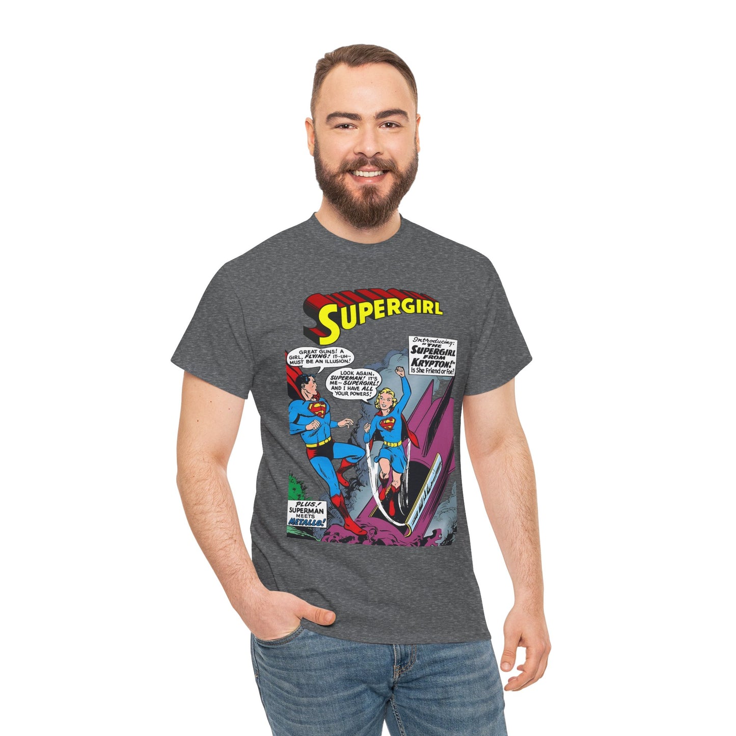 Supergirl T-Shirt - Action Comics #252 - 1st Appearance of Supergirl Cover Art - Kara from Kandor - DC Comics