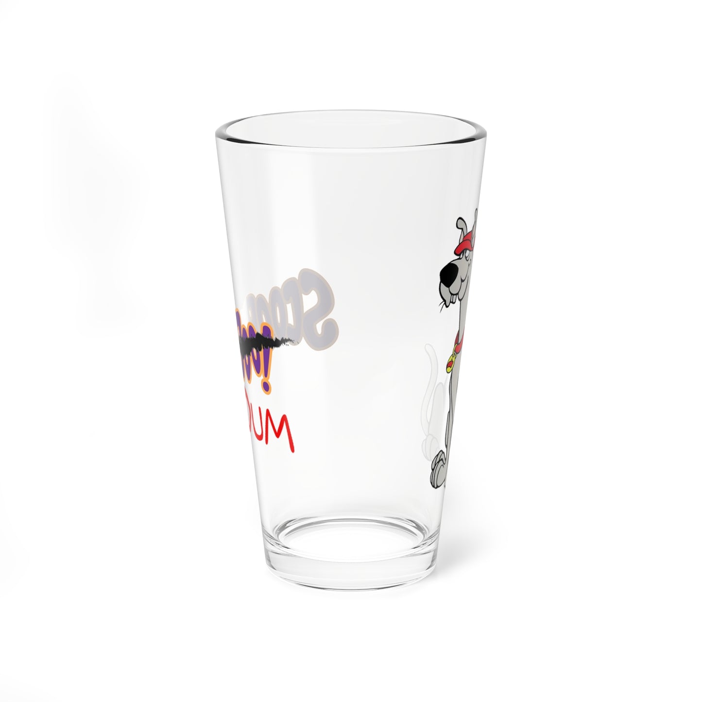Scooby Dum Pint Glass, 16oz - Scooby Doo Cousin - Hanna-Barbera Cartoon TV 1970s & 1980s - Mystery, Inc - Beloved Animation Character