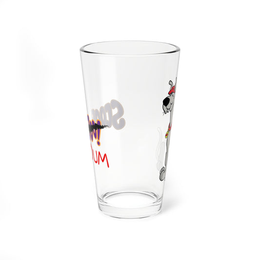 Scooby Dum Pint Glass, 16oz - Scooby Doo Cousin - Hanna-Barbera Cartoon TV 1970s & 1980s - Mystery, Inc - Beloved Animation Character