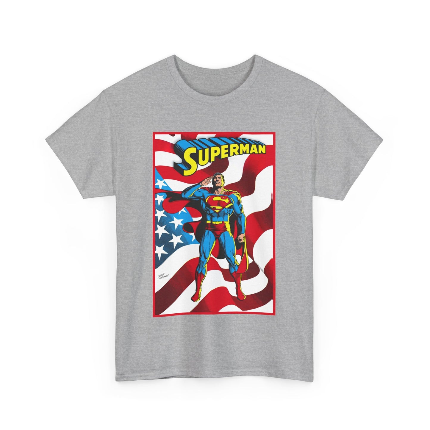 Superman T-Shirt - Jerry Ordway Art - Man of Steel, Metropolis - DC Comics