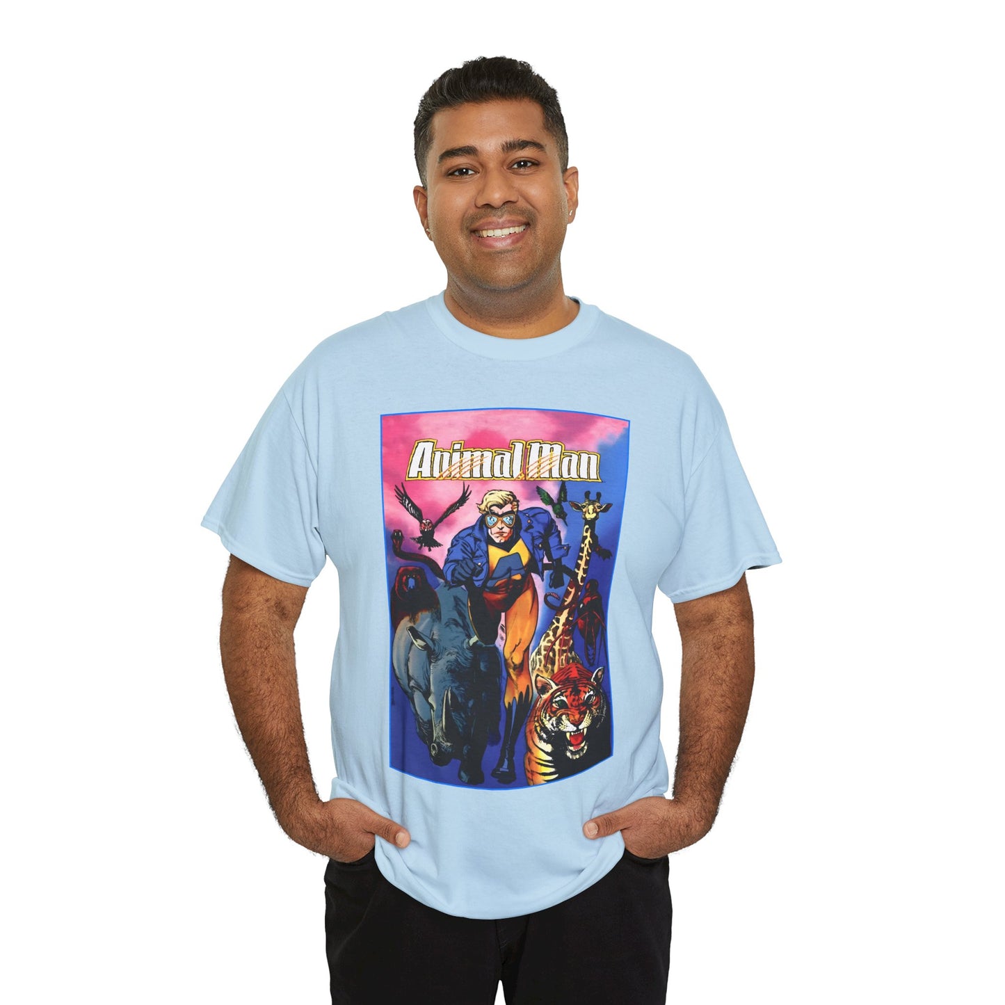Animal Man T-Shirt - Brian Bolland Art - #1 Cover Art - Buddy Baker - DC Comics, Vertigo Comics
