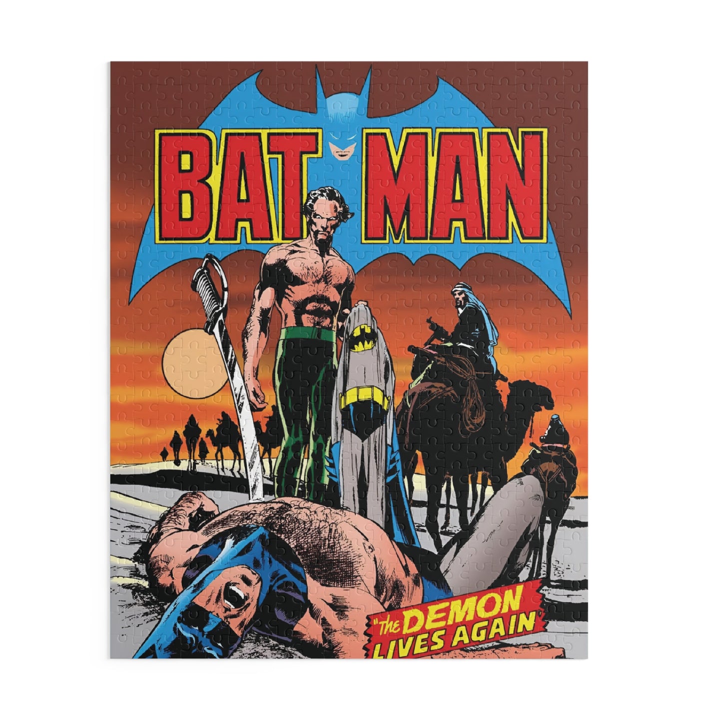 Batman (500 Piece) Puzzle - Neal Adams Art - R'as Al Ghul - DC Comics - The Demon Lives Again