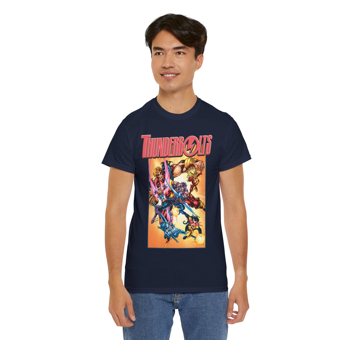 Thunderbolts T-Shirt - Mark Bagley Art - Hawkeye, Songbird - Marvel Comics - Avengers Connection