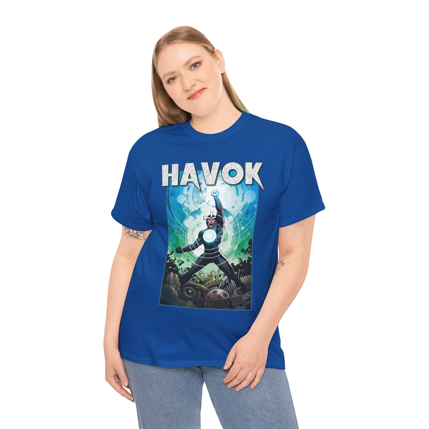 Havok T-Shirt - Greg Land Art - Alex Summers - X-Men, X-Factor Member & Leader - Mutant Hero - Brother to Scott Summers, Cyclops - Marvel Comics