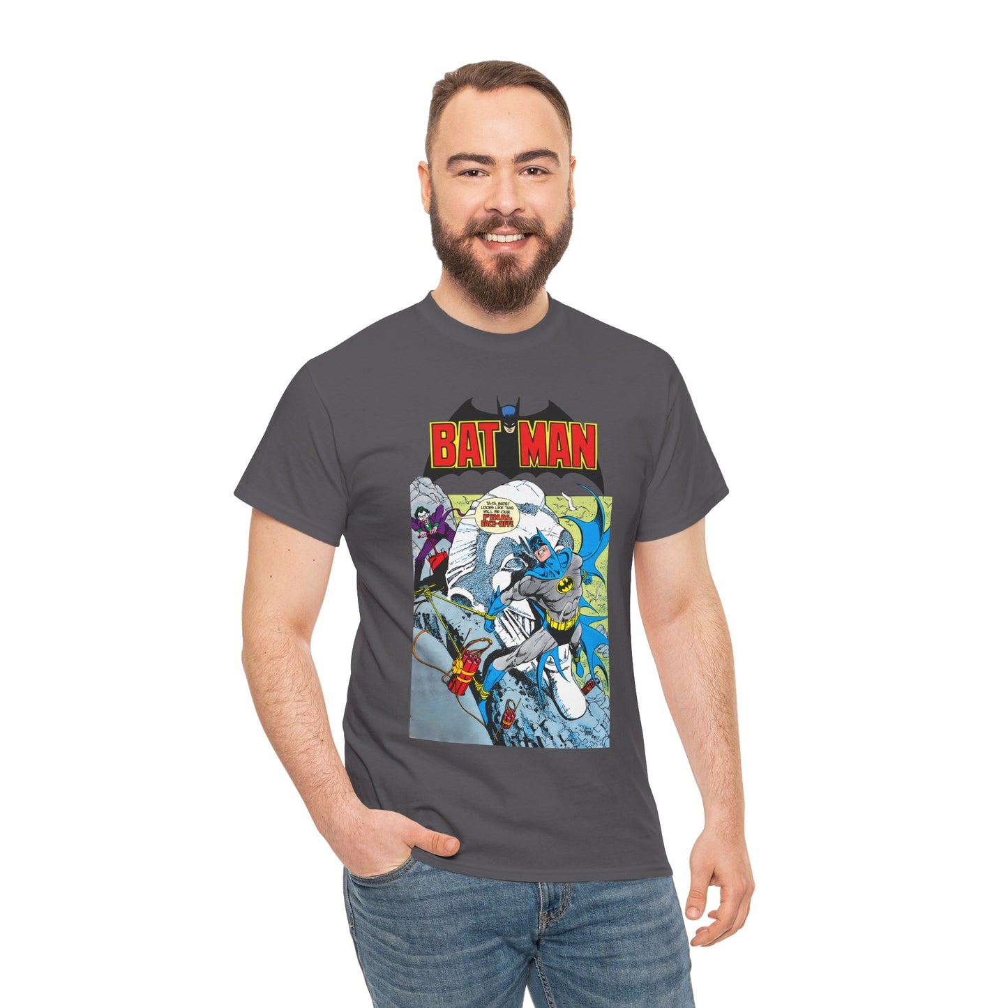 Batman T-Shirt - José Luis García-López Art - Joker - #353 Cover Art - Batman Strapped to Mount Rushmore - Amazing Bronze Age Art