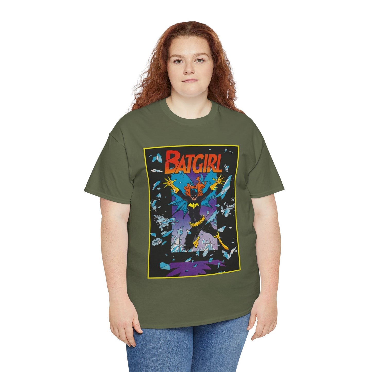 Batgirl T-Shirt - Mike Mignola Art - Barbara Gordon, Gotham City, Bat-Family - 80s Story - DC Comics