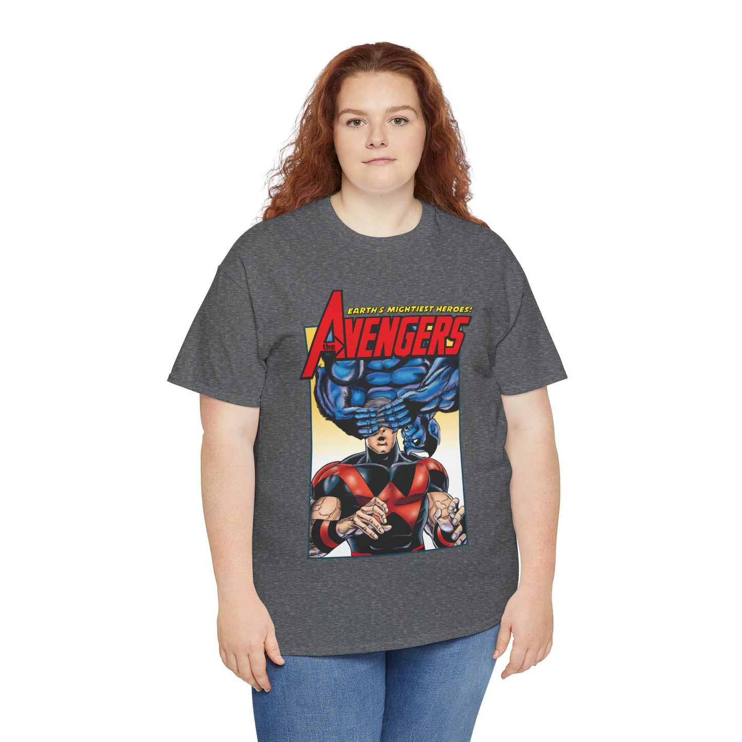 Avengers T-Shirt - George Perez Art - Wonder Man & Beast (Simon Williams & Hank McCoy) - Marvel Comics
