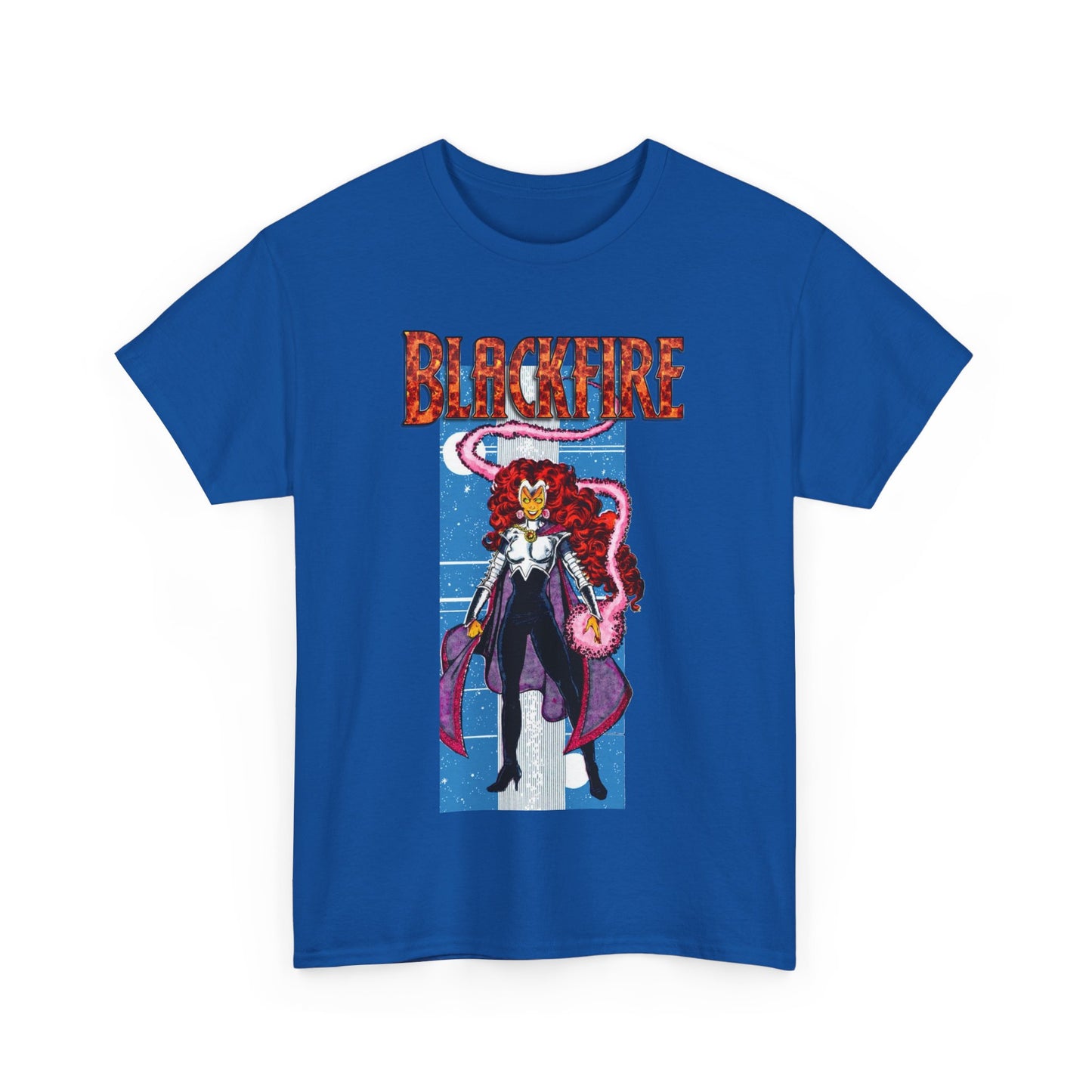 Blackfire T-Shirt - George Perez Art - New Teen Titans Enemy, Starfire's Evil Sister - From Tamaran - DC Comics