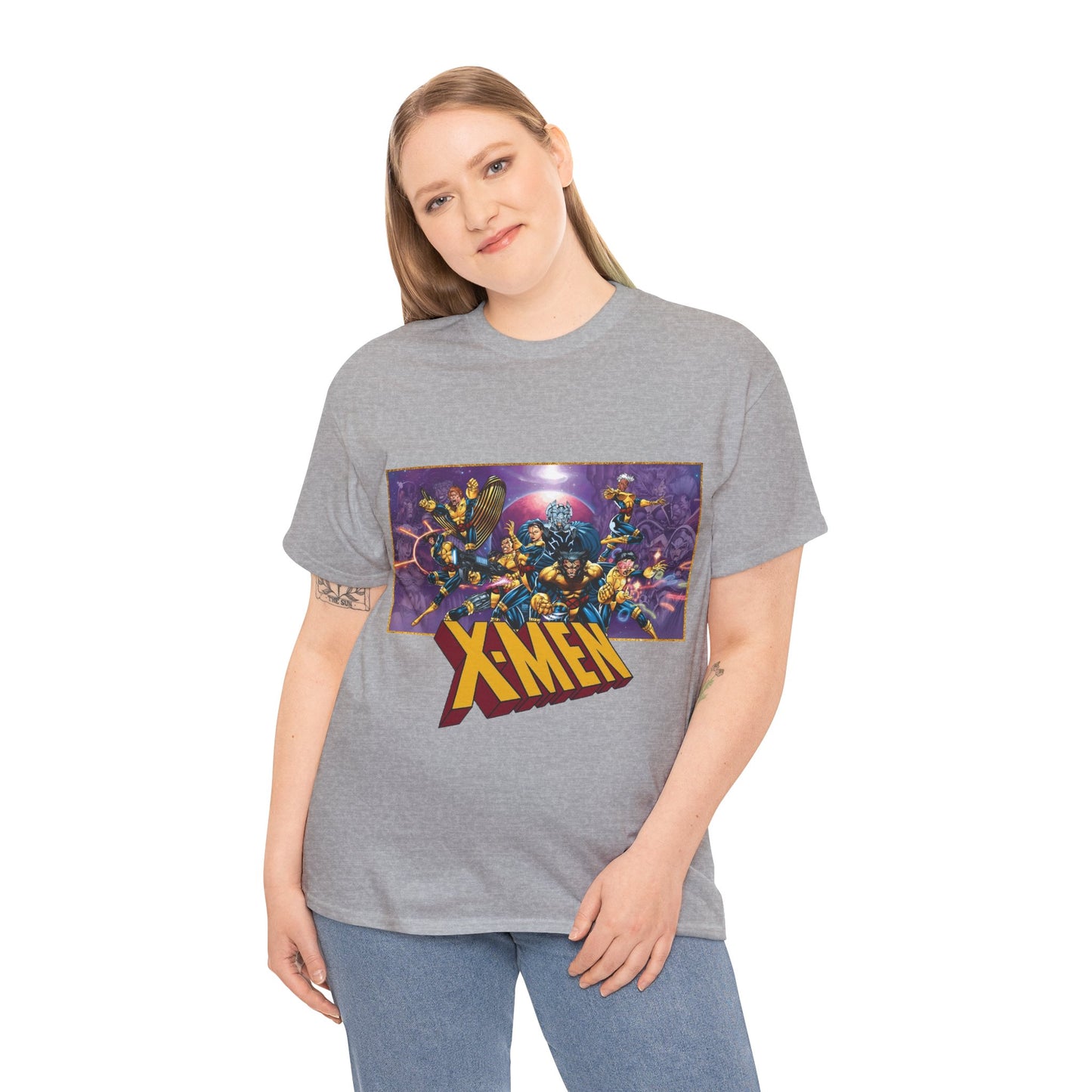 X-Men T-Shirt - Jim Lee Art - Wolverine, Storm, Gambit, Psylocke, Jubilee, Forge, Banshee - Marvel Comics Mutants