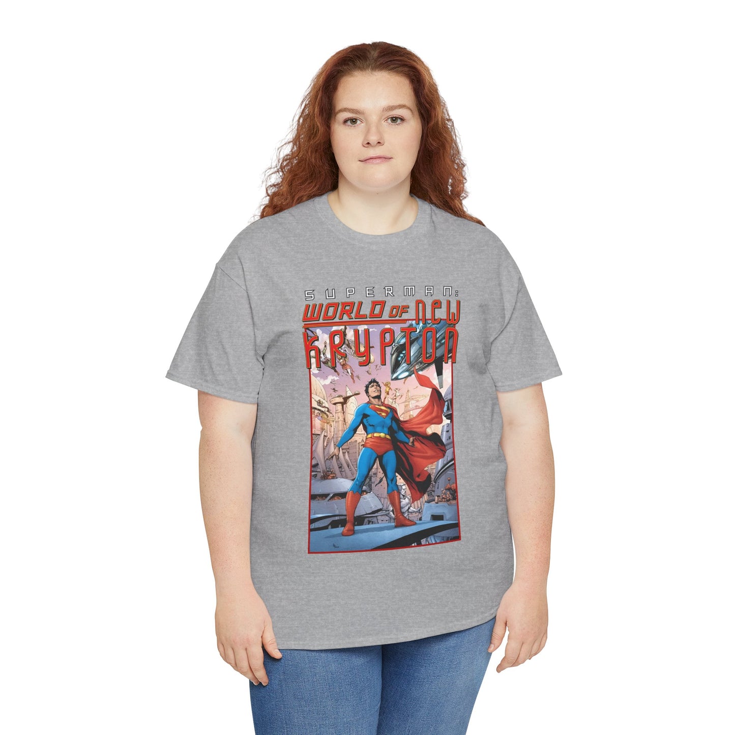 Superman World of New Krypton T-Shirt - Gary Frank Art - Popular DC Comics Storyline - Kal-El