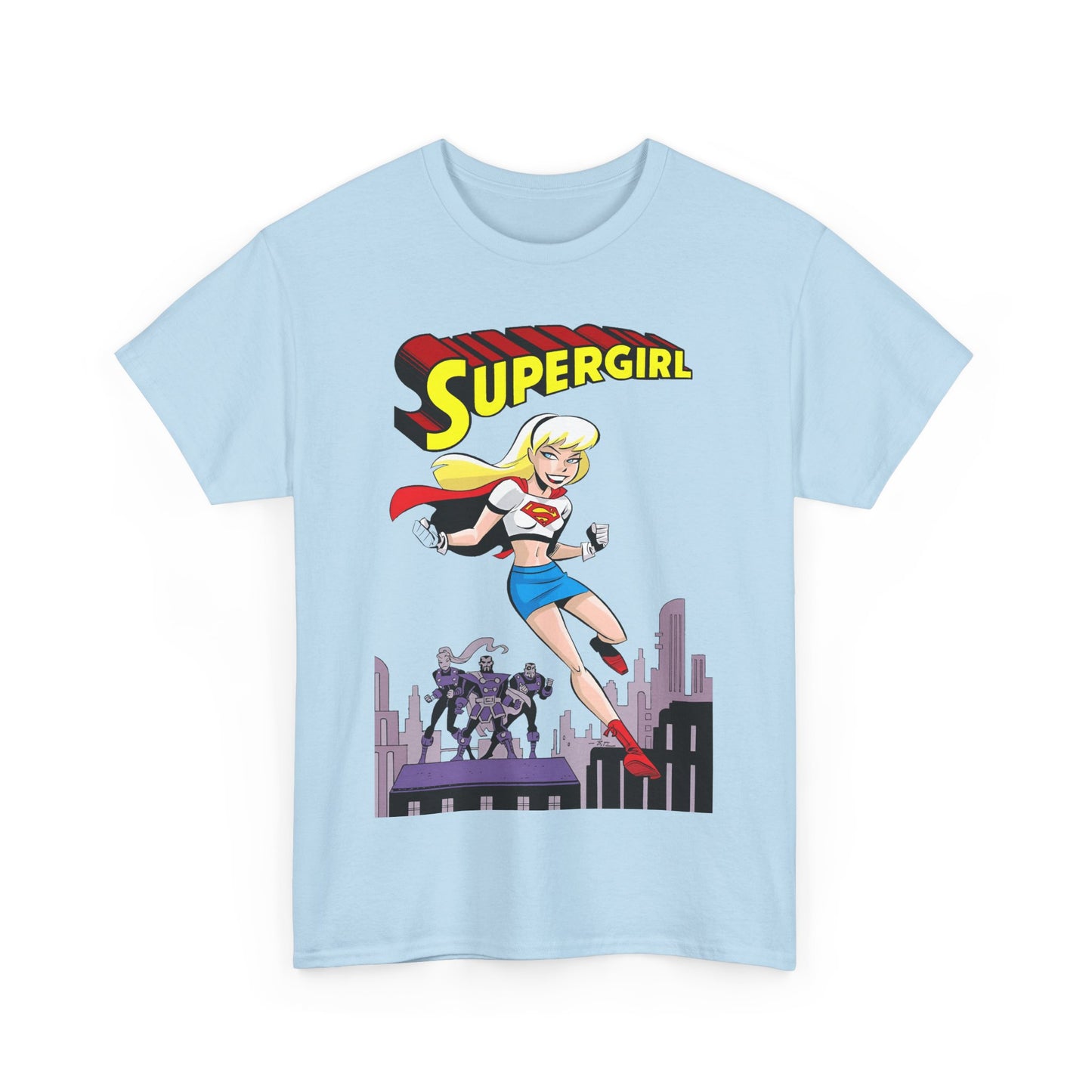 Supergirl T-Shirt - Bruce Timm Art - DC Comics Animated Series 1990s - Kara, Superman's Cousin