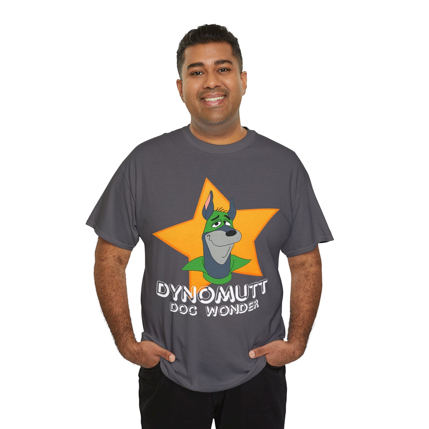 Dynomutt, Dog Wonder T-Shirt - Hanna-Barbera Saturday Morning Cartoon 1970s - Blue Falcon Sidekick