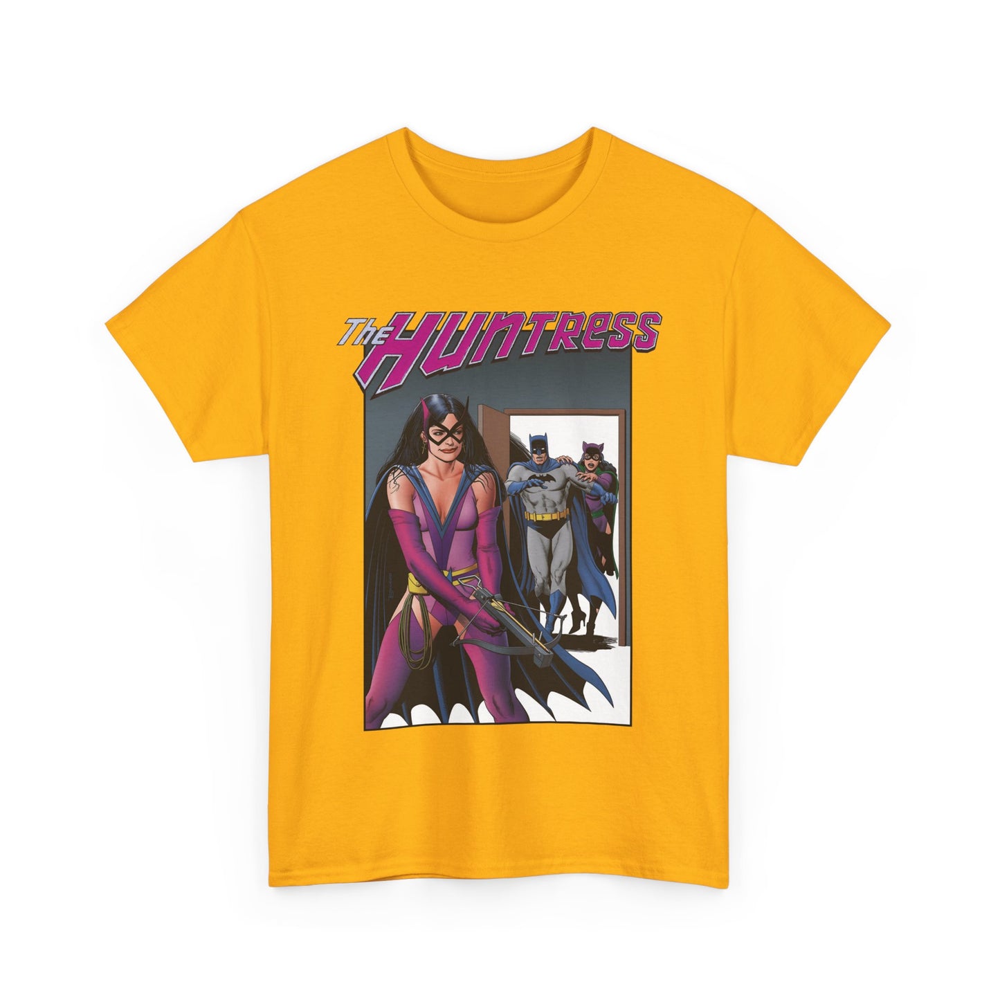 Huntress Shirt - Brian Bolland Art - Helena Wayne, Batman and Catwoman's Daughter - JSA Member, Earth 2 - DC Comics