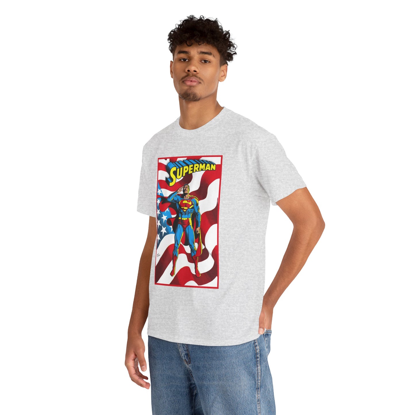 Superman T-Shirt - Jerry Ordway Art - Man of Steel, Metropolis - DC Comics