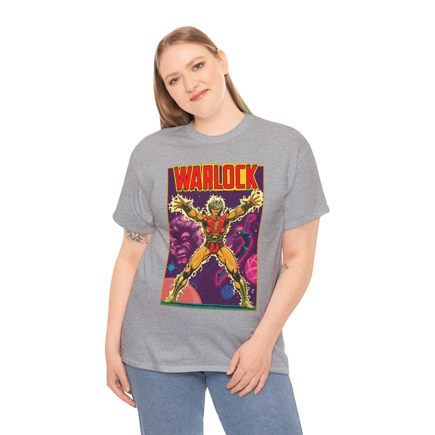 Adam Warlock T-Shirt - Jim Starlin Cover Art - Strange Tales #178 - Popular Marvel Comics Series - Cosmic Heroes