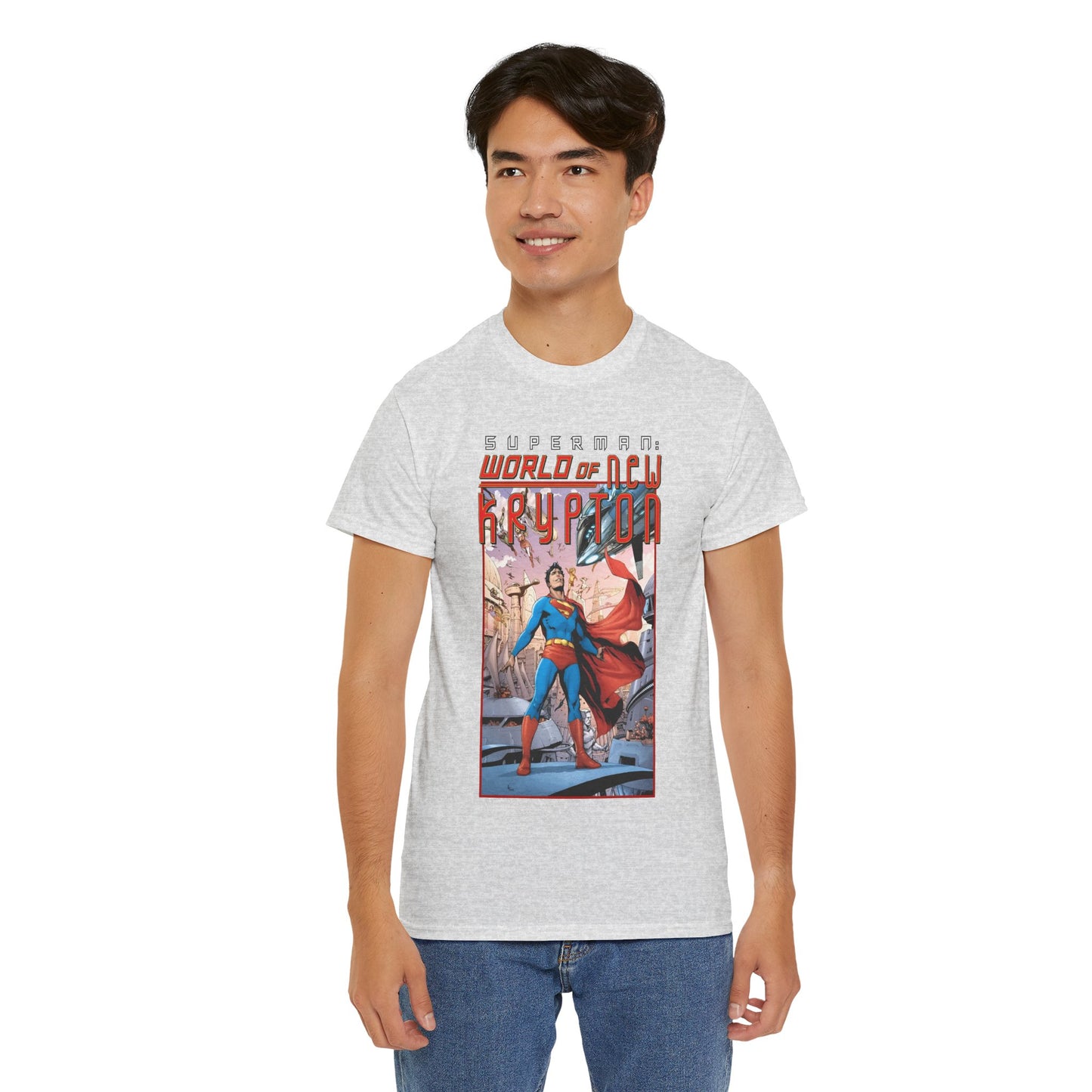 Superman World of New Krypton T-Shirt - Gary Frank Art - Popular DC Comics Storyline - Kal-El