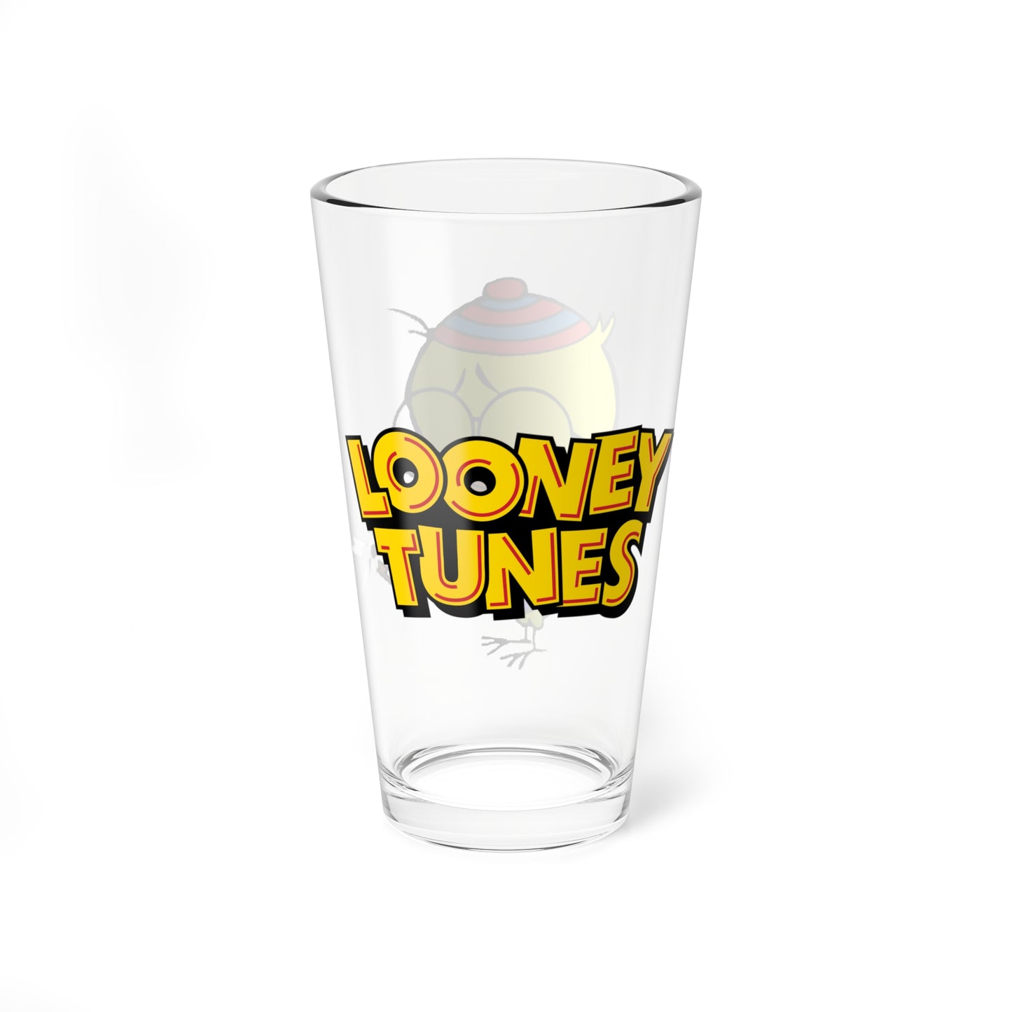 Egghead Jr Pint Glass, 16oz - Looney Tunes Character - Foghorn Leghorn Sidekick - WB Cartoon Art