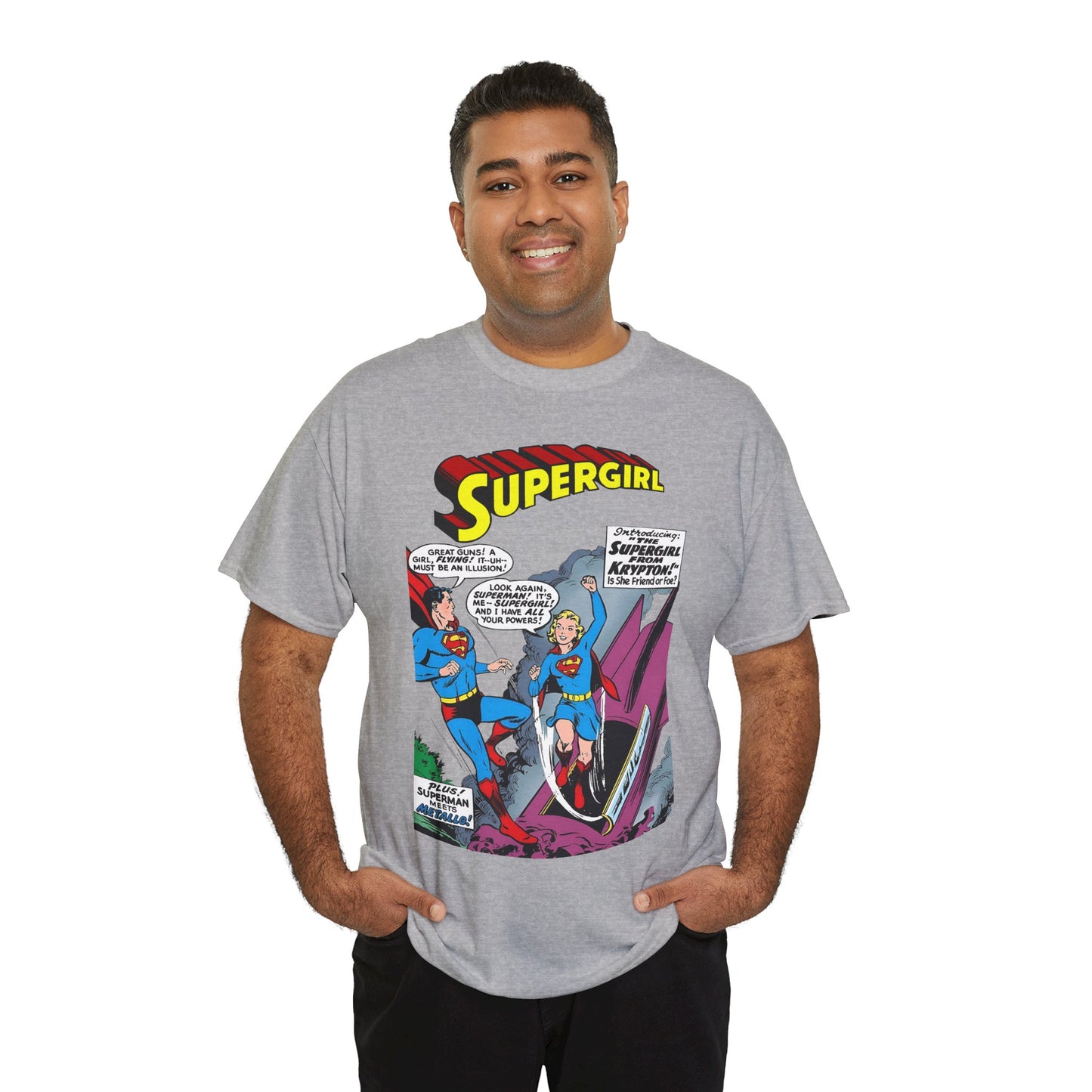 Supergirl T-Shirt - Action Comics #252 - 1st Appearance of Supergirl Cover Art - Kara from Kandor - DC Comics