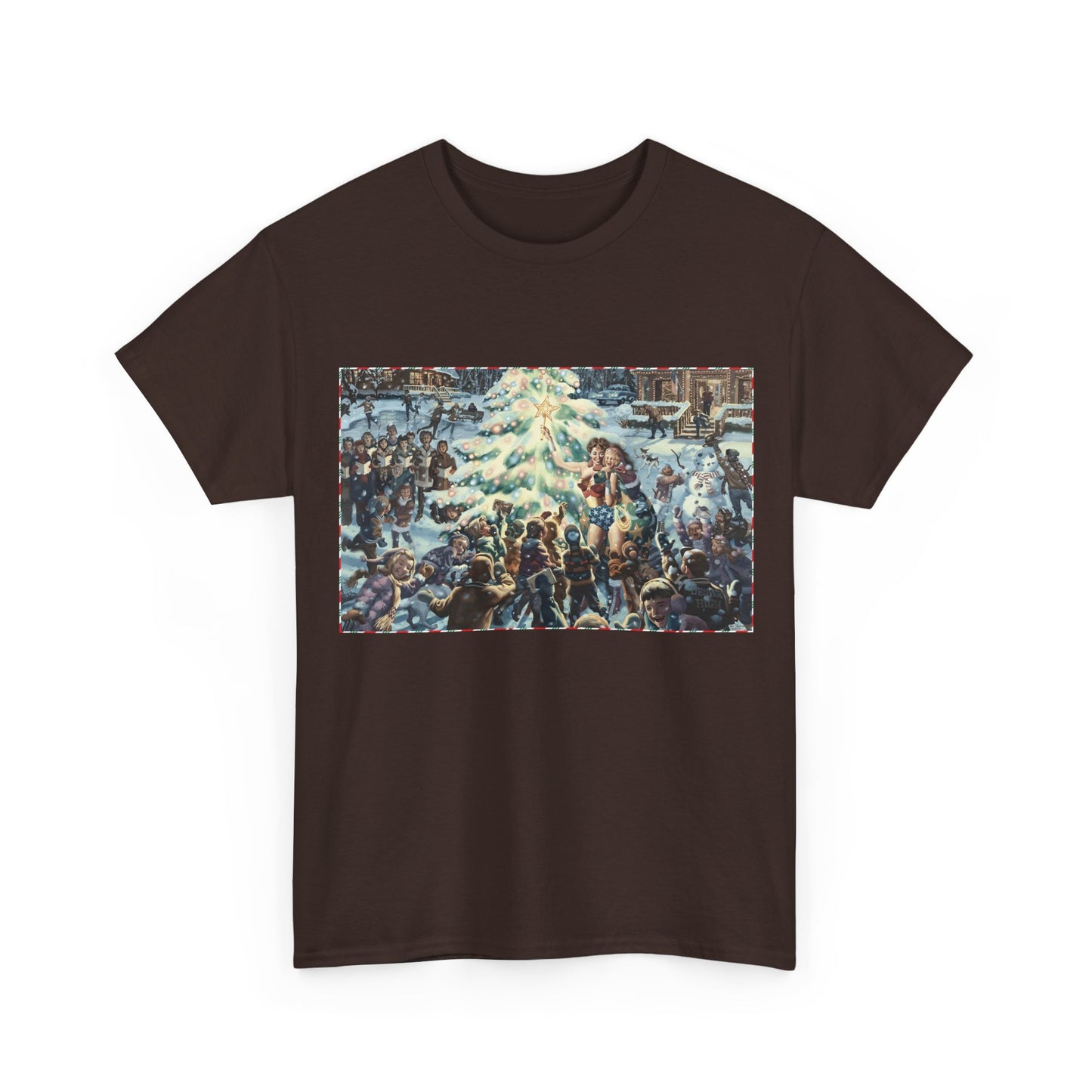 Wonder Woman Christmas T-Shirt - Steve Rude Art - DC Comics