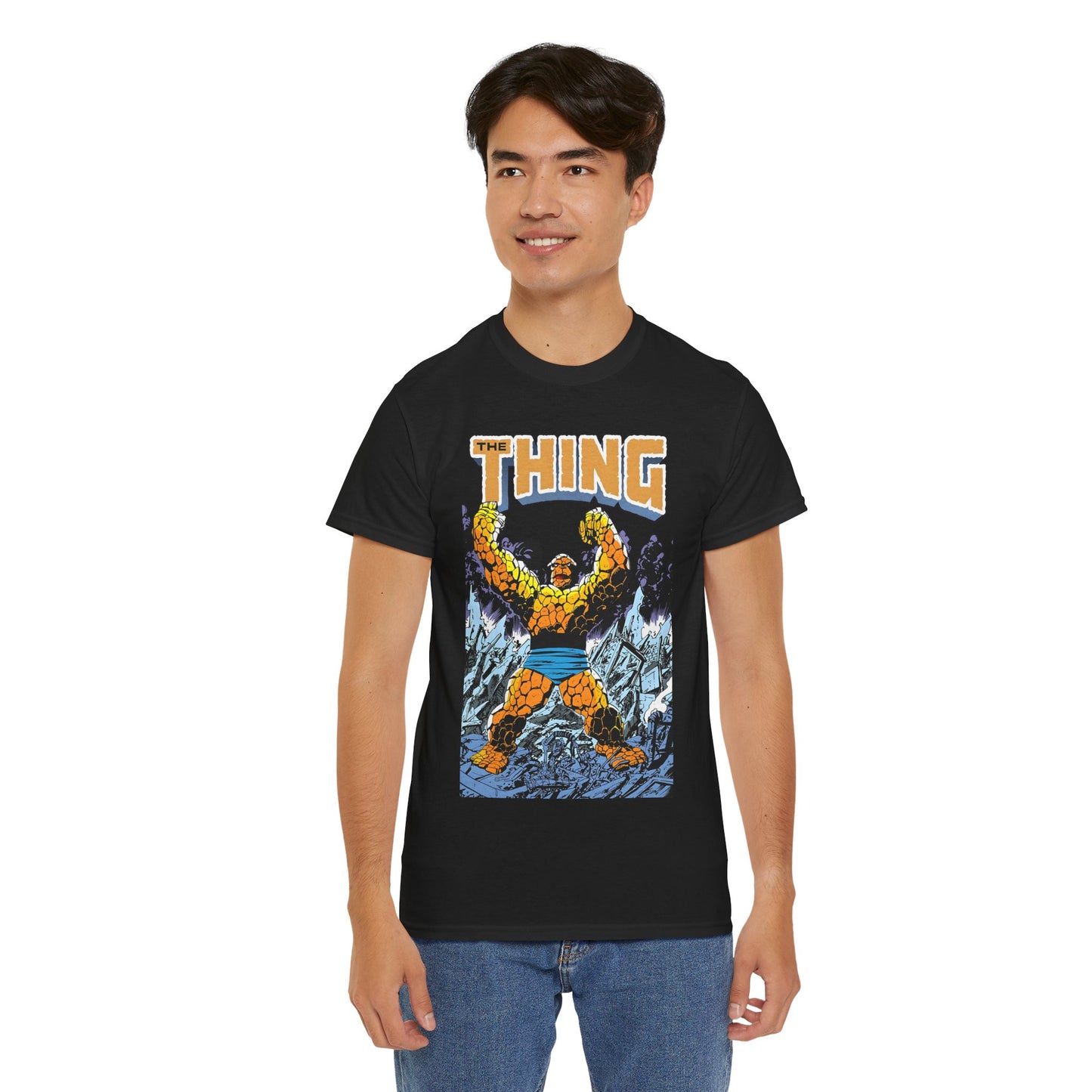 The Thing T-Shirt - John Byrne Art - Fantastic Four - Marvel Comics - Ben Grimm