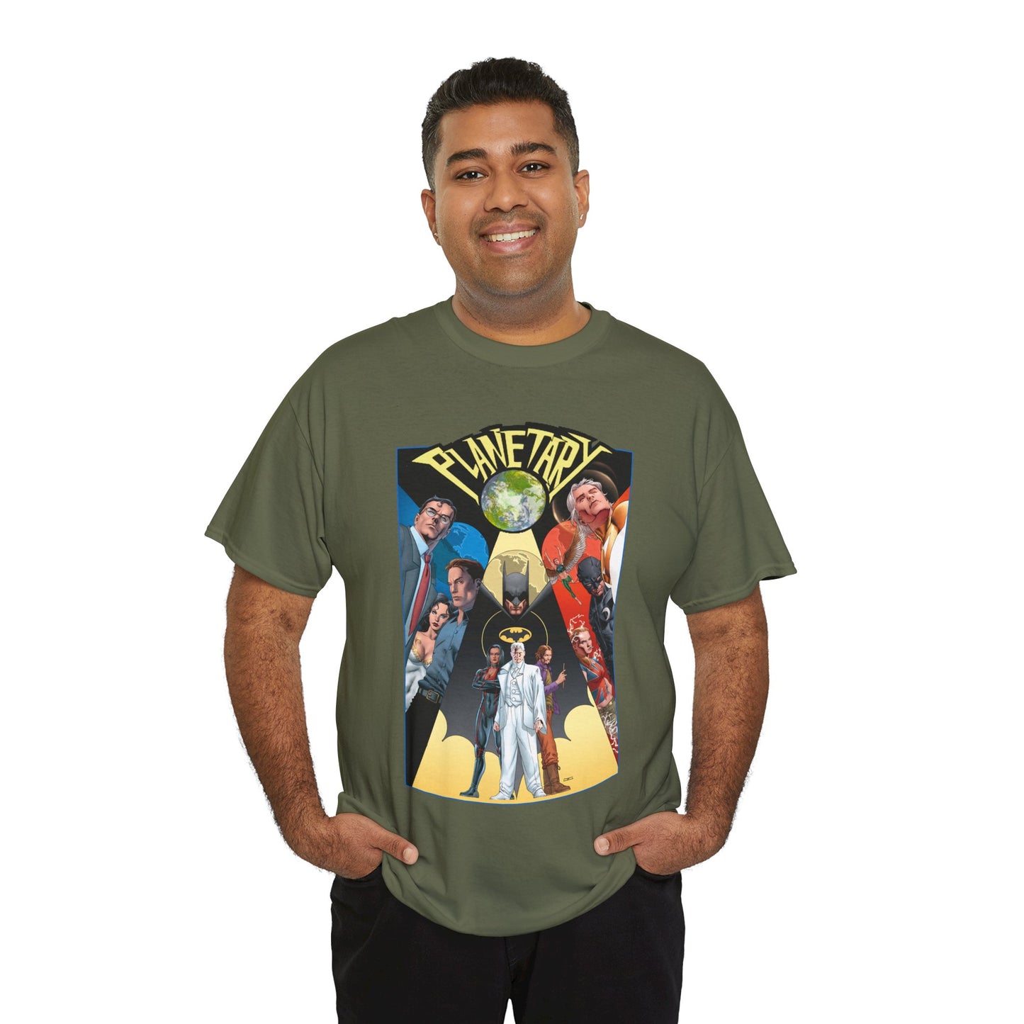 Planetary T-Shirt - The Drummer, Jakita Wagner & Elijah Snow - DC Comics/Wildstorm - Crossing Worlds - John Cassaday Art