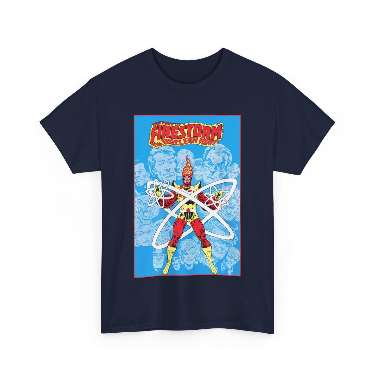 Fury of Firestorm T-Shirt - Pat Broderick Art - The Nuclear Man, Ronnie Raymond - JLA Member - DC Comics