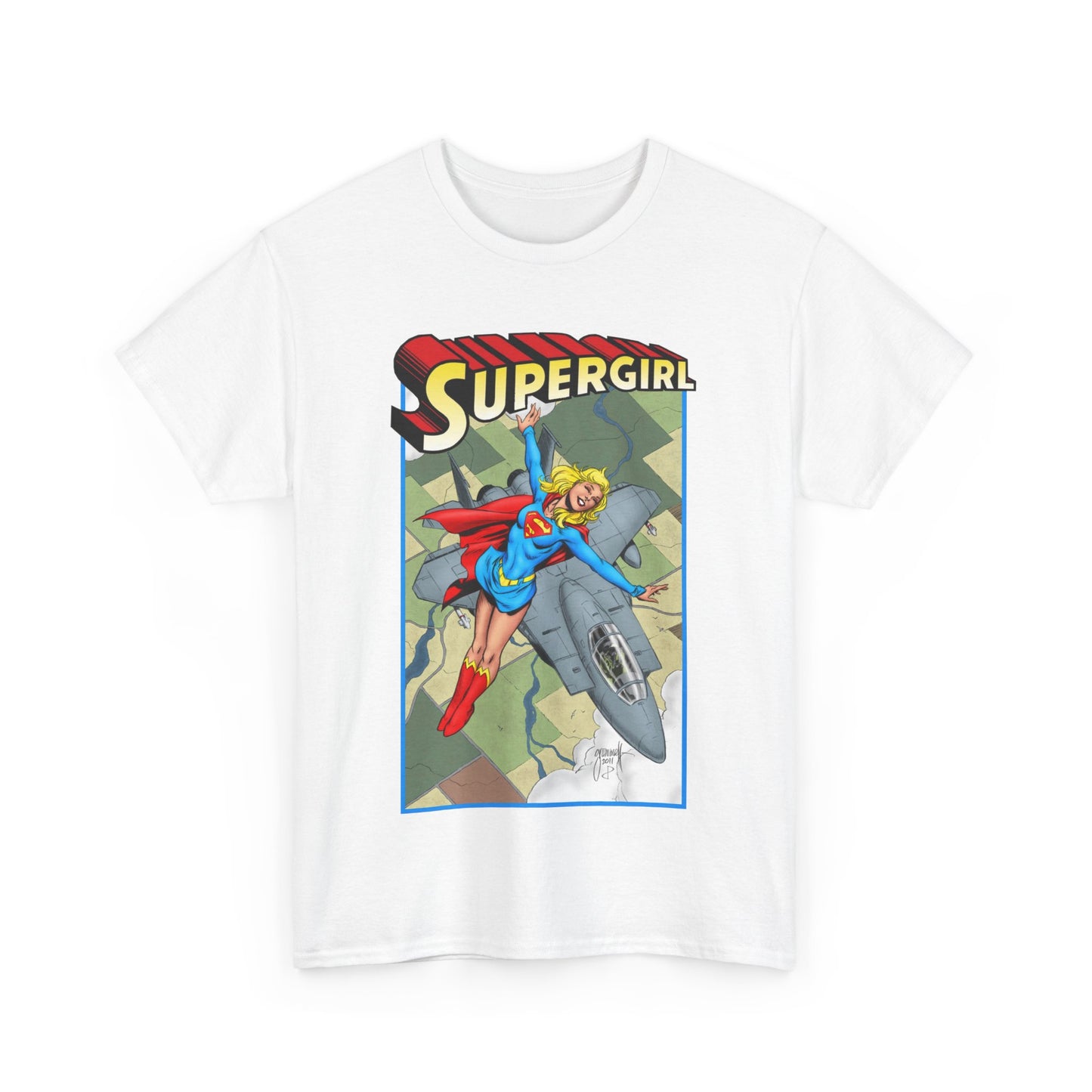 Supergirl T-Shirt - Tom Grummett Art - Kara from Argo City, Superman's Cousin - The Maid of Might - DC Comics