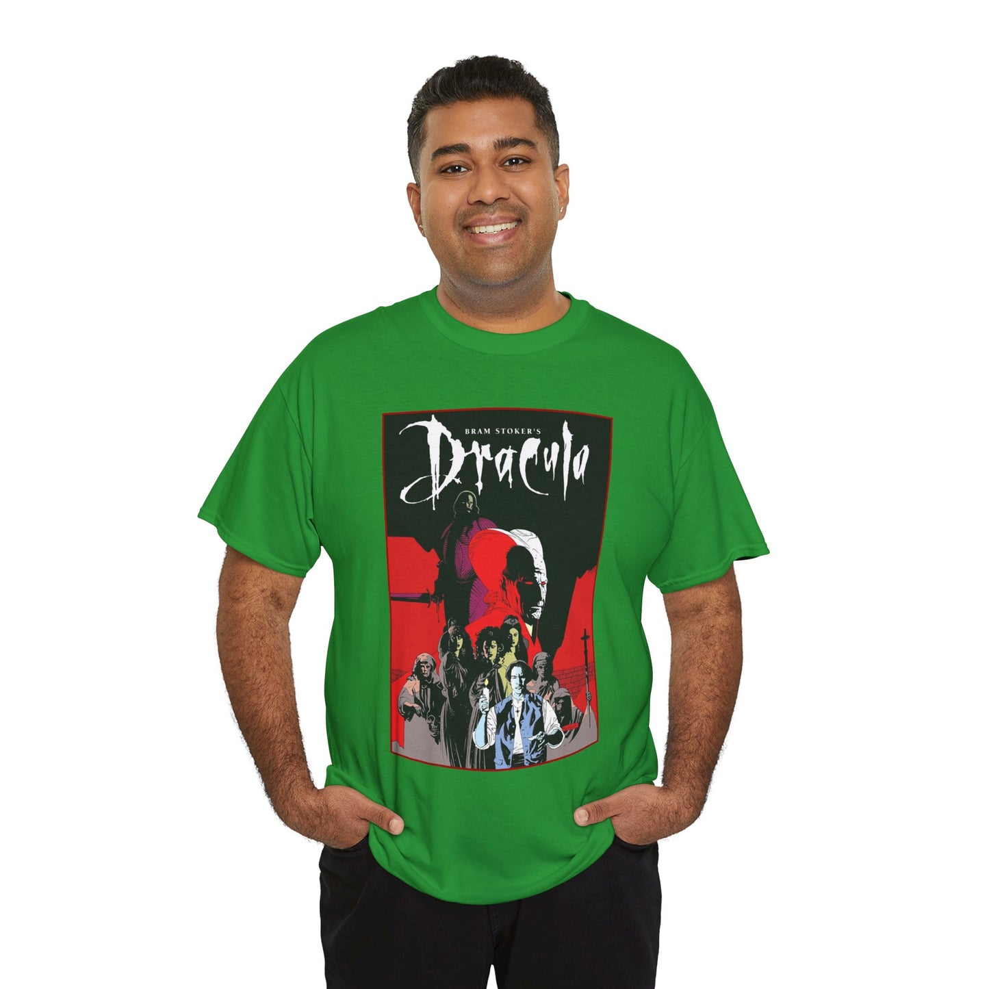 Bram Stoker's Dracula T-Shirt - Mike Mignola Art - Francis Ford Coppola Movie - Mina Murray, Jonathan Harker