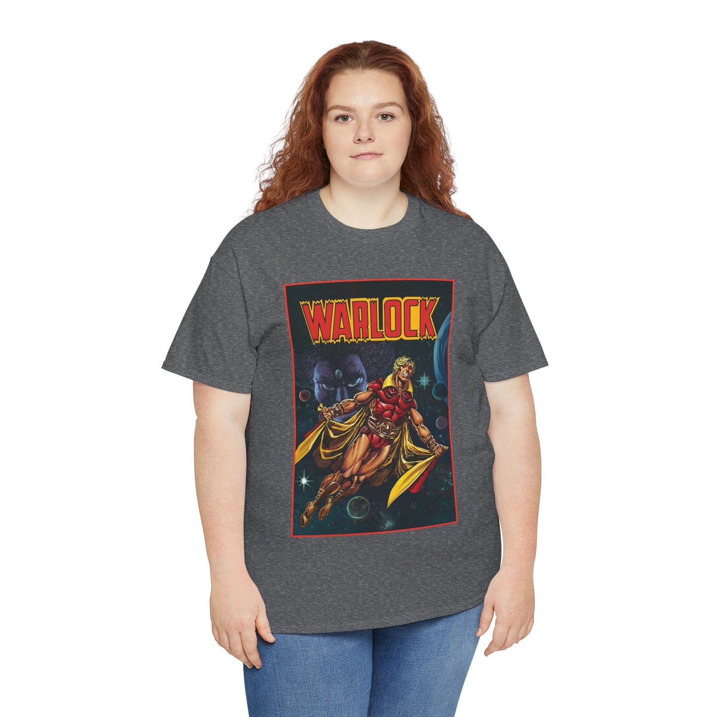 Warlock T-Shirt - Jim Starlin Art - Marvel Comics - Cosmic Superhero - The Enclave - Him