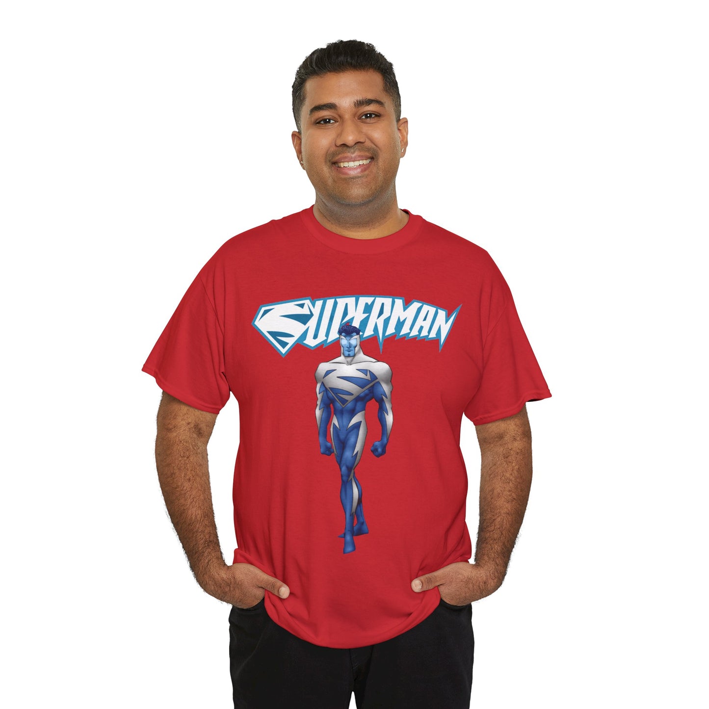 Superman T-Shirt - Clark Kent - Man of Steel - DC Comics - Electric Superman 1990s Storyline