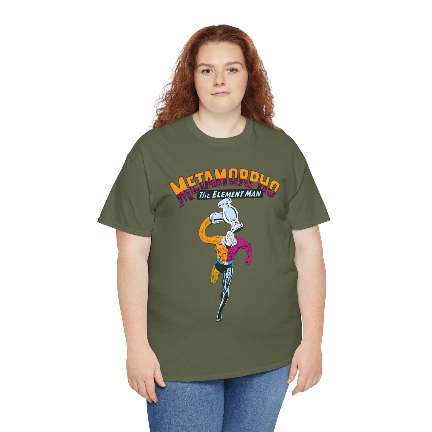Metamorpho T-Shirt - Jim Aparo Art - DC Comics - Outsiders Team Member - New Superman Movie