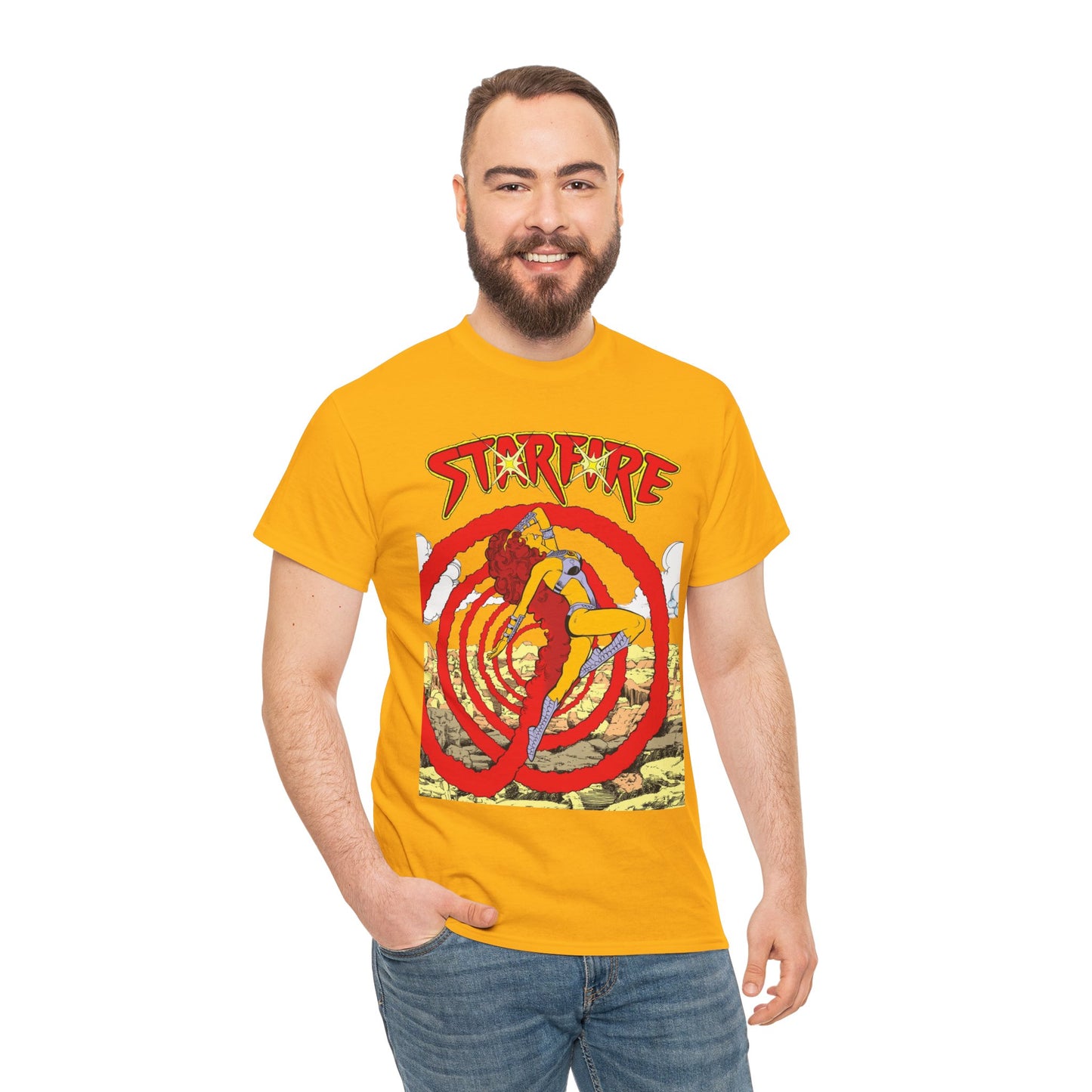 Starfire T-Shirt - George Perez Art - New Teen Titans Member - DC Comics - Koriand'r, Princess from Tamaran
